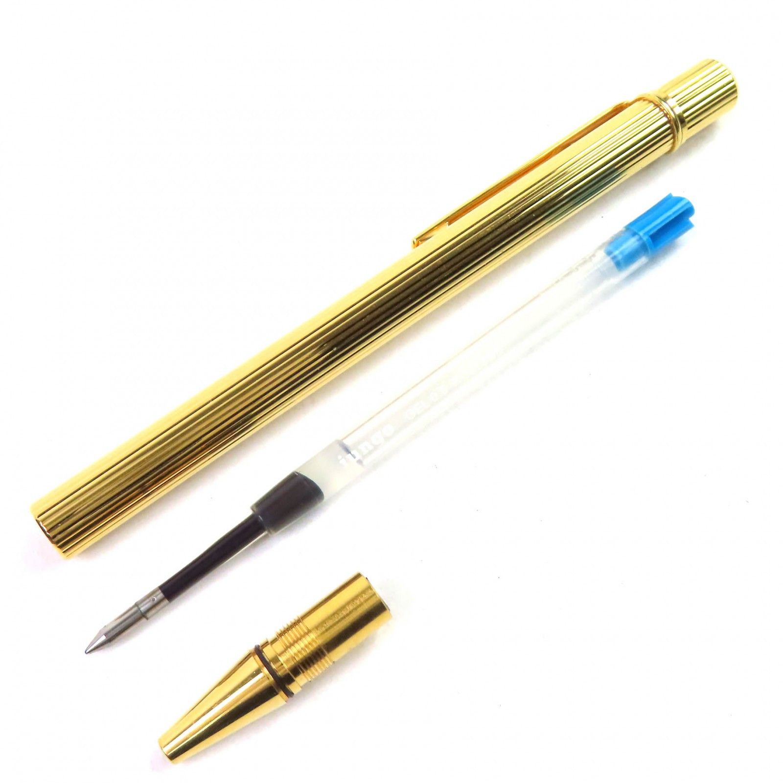Cartier Cartier Cartier Must de Cartier Stripe Ballpoint Pen Metal Pen DUTY FREE for USA Size ONE SIZE - 2 Thumbnail