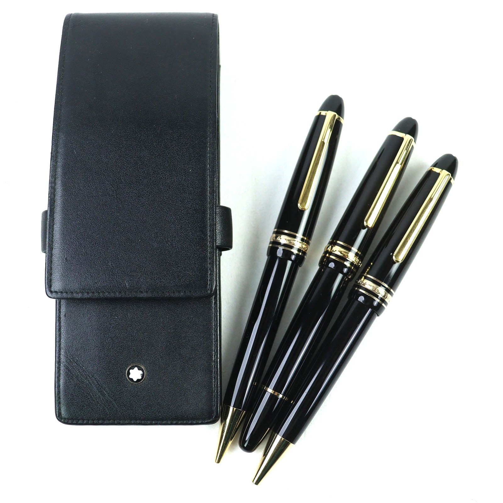 Montblanc Montblanc MONTBLANC Le Grand PIX Fountain Pen Ballpoint Pen Mechanical Pencil Set Metal Pen DUTY FREE for USA Size ONE SIZE - 2 Thumbnail