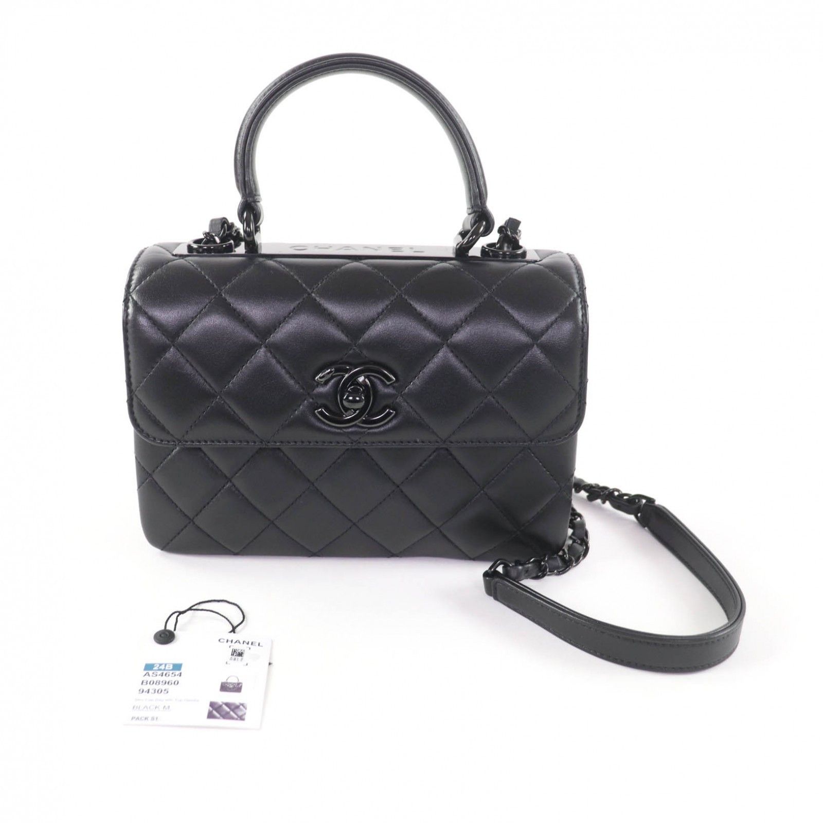 Chanel Chanel Chanel Trendy CC Lambskin Shoulder Bag Leather Shoulder Bag DUTY FREE for USA Size ONE SIZE - 2 Thumbnail
