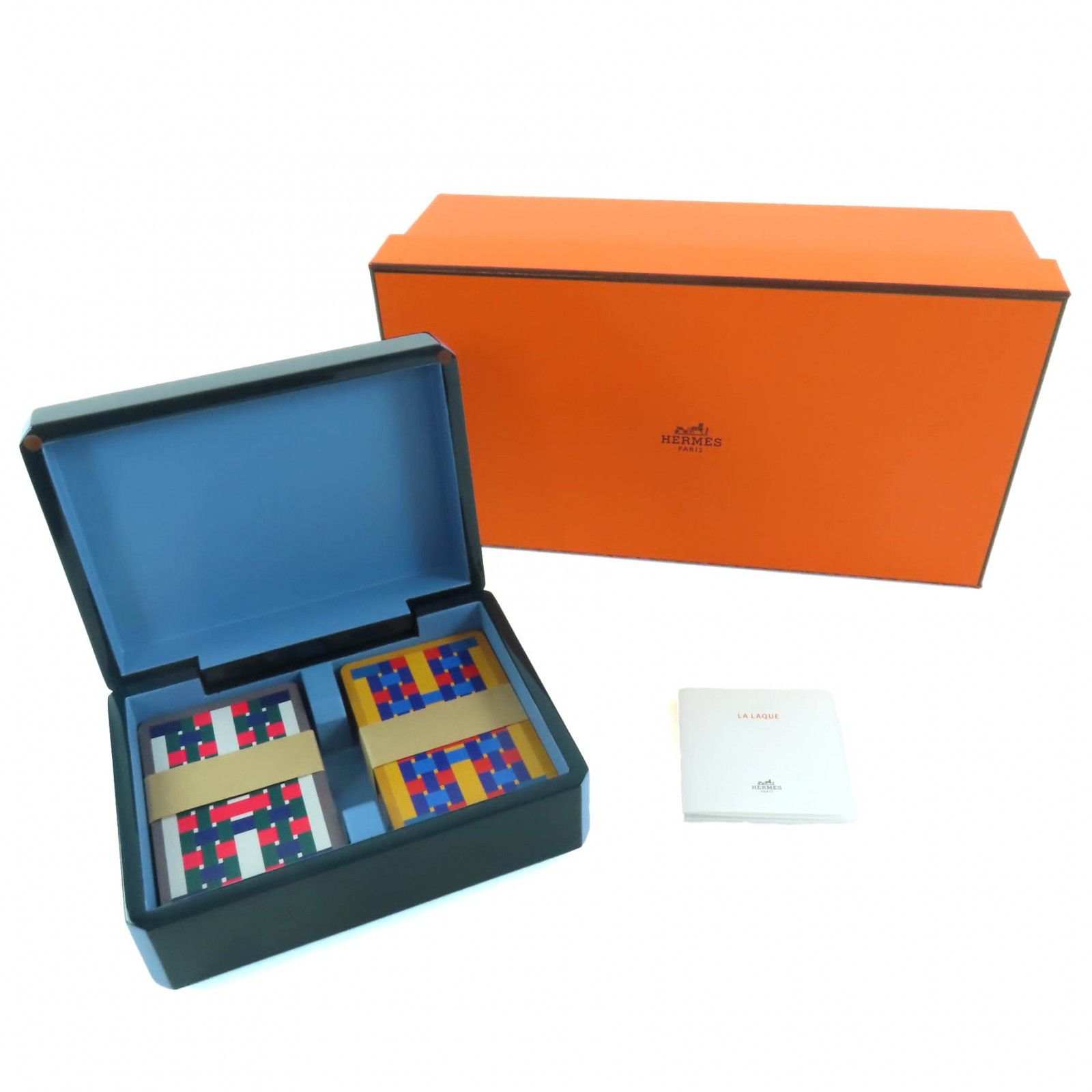 Hermes Hermes Hermès Facet Bridge H Tissage Card Case Leather Card Case DUTY FREE for USA Size ONE SIZE - 2 Thumbnail
