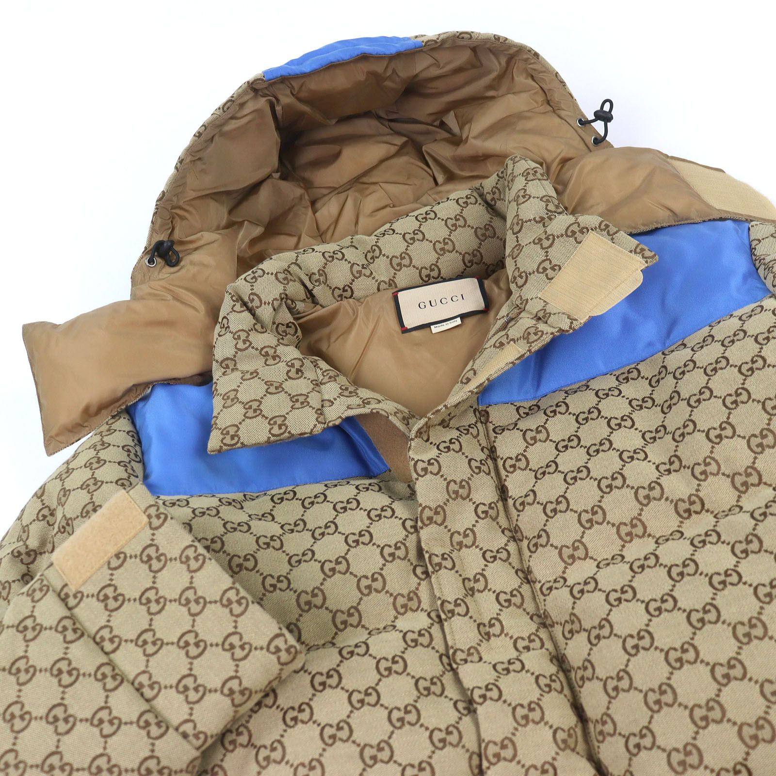Gucci Gucci Gucci GG Cotton Canvas Down Jacket Textile Outerwear 751395 DUTY FREE for USA Size ONE SIZE - 2 Thumbnail