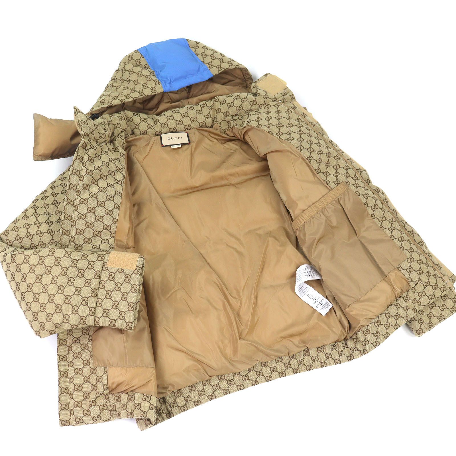 Gucci Gucci Gucci GG Cotton Canvas Down Jacket Textile Outerwear 751395 DUTY FREE for USA Size ONE SIZE - 3 Thumbnail