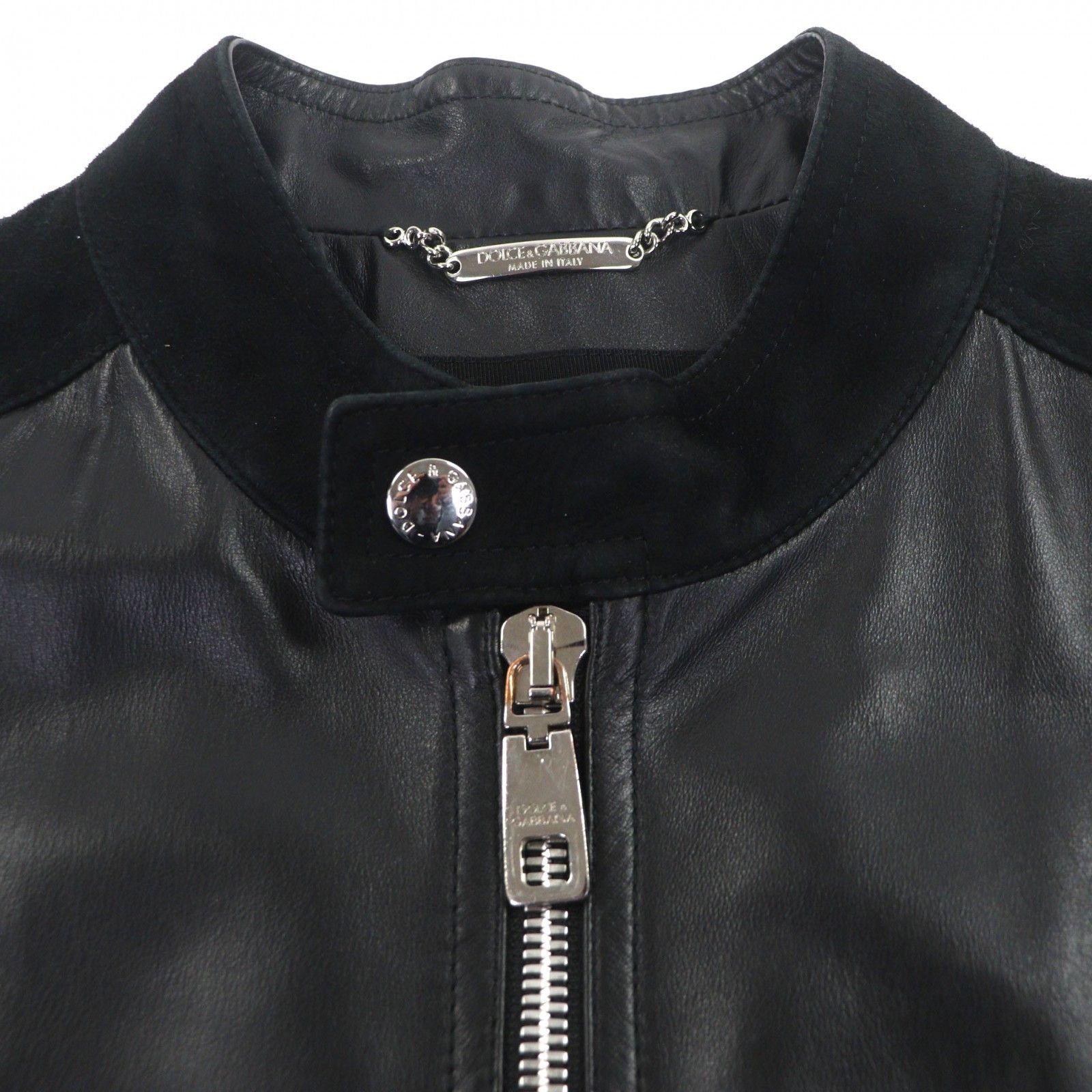 Dolce & Gabbana Dolce & Gabbana Dolce&Gabbana Cowhide Jacket Leather Outerwear DUTY FREE for USA Size ONE SIZE - 2 Thumbnail