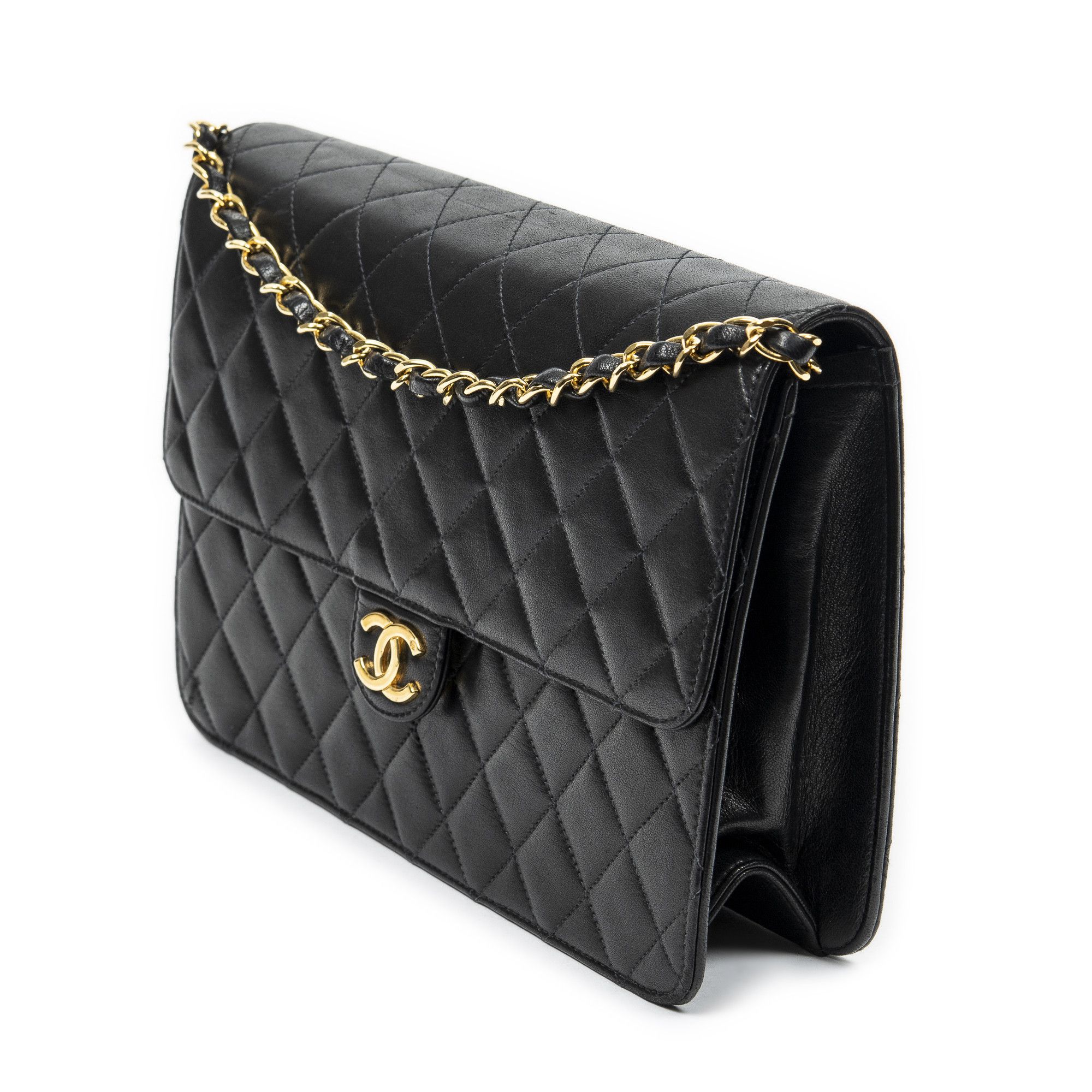 Chanel Vintage Push Lock Straight Flap Size ONE SIZE - 2 Thumbnail