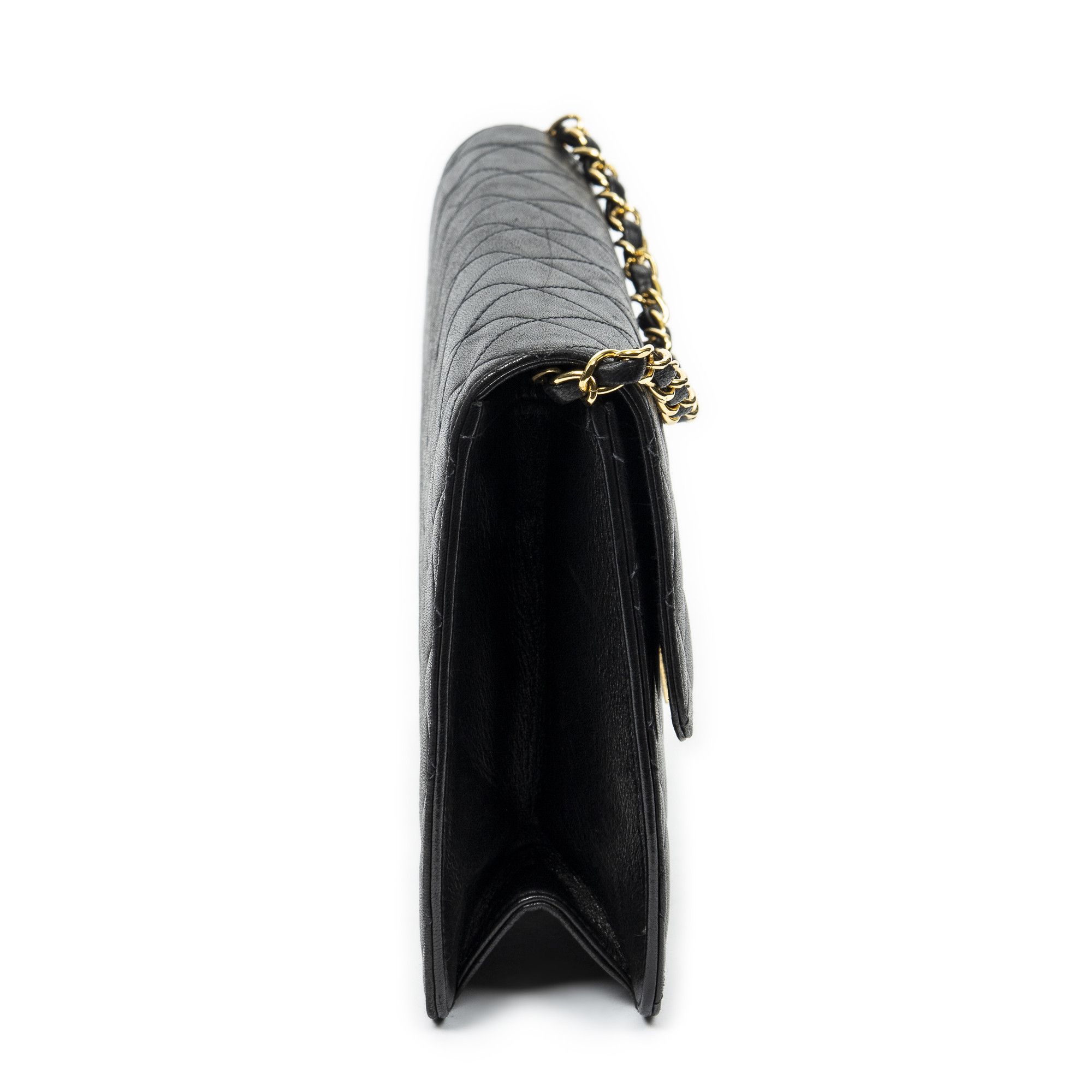 Chanel Vintage Push Lock Straight Flap Size ONE SIZE - 4 Thumbnail