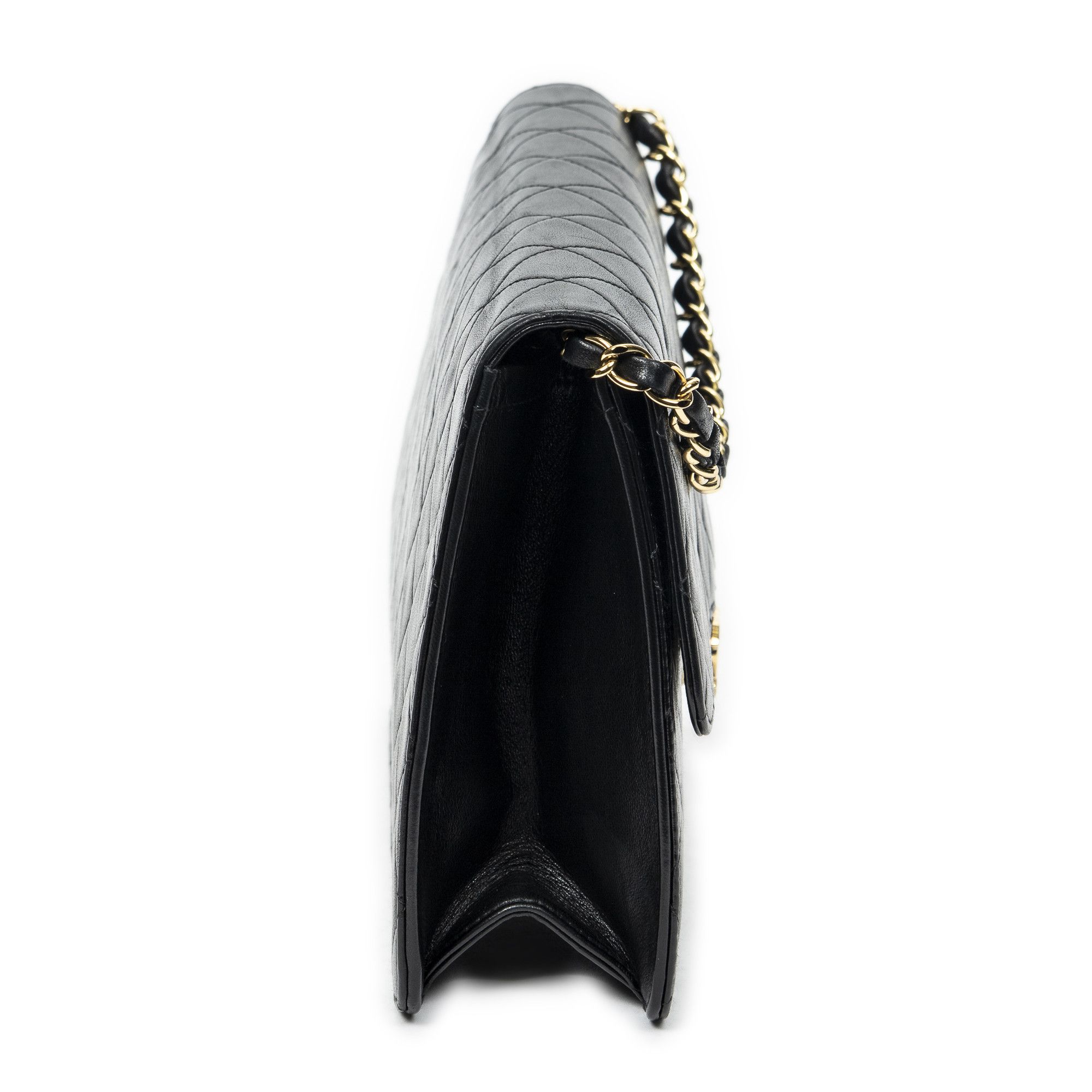 Chanel Vintage Push Lock Straight Flap Size ONE SIZE - 4 Thumbnail