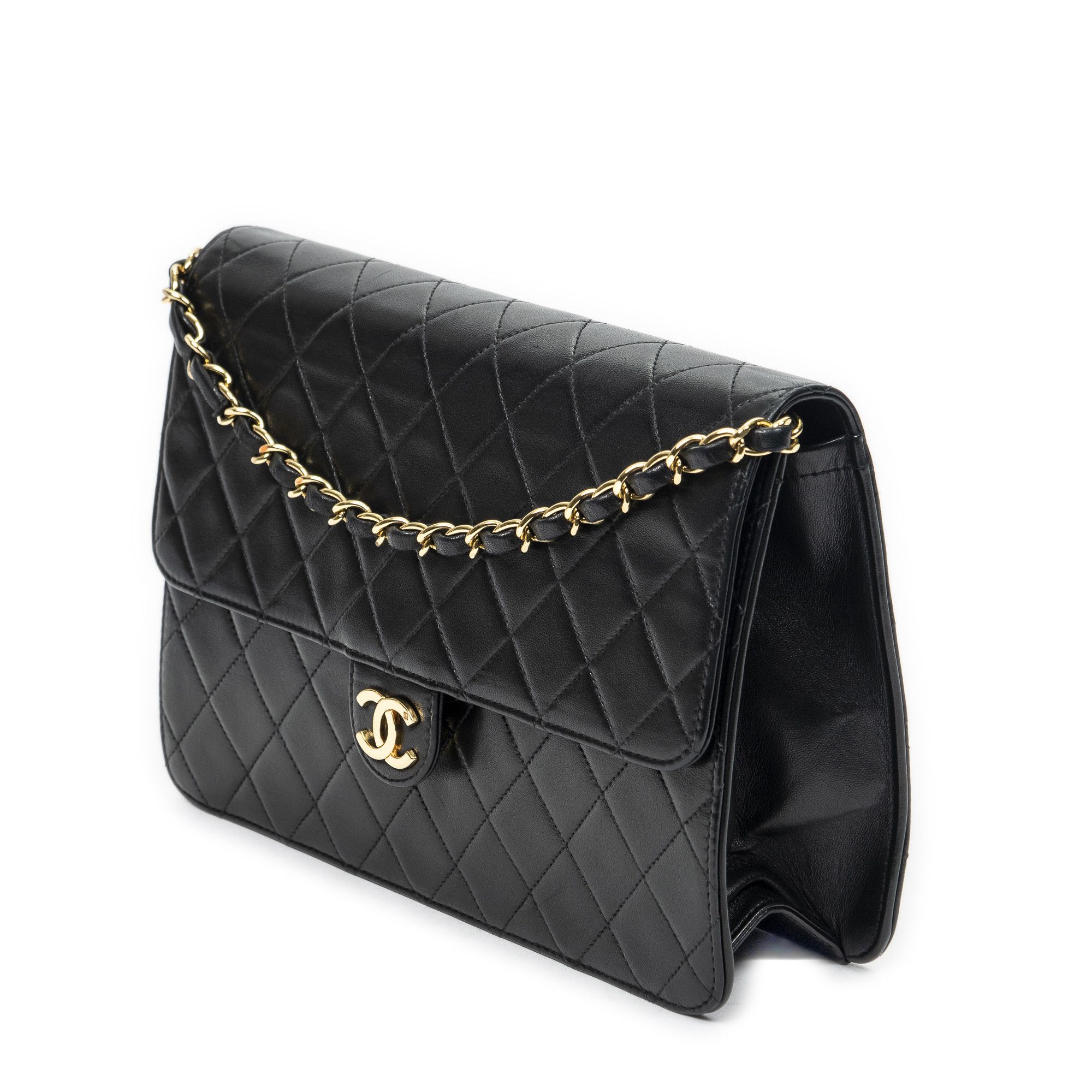 Chanel Vintage Push Lock Straight Flap Size ONE SIZE - 2 Thumbnail