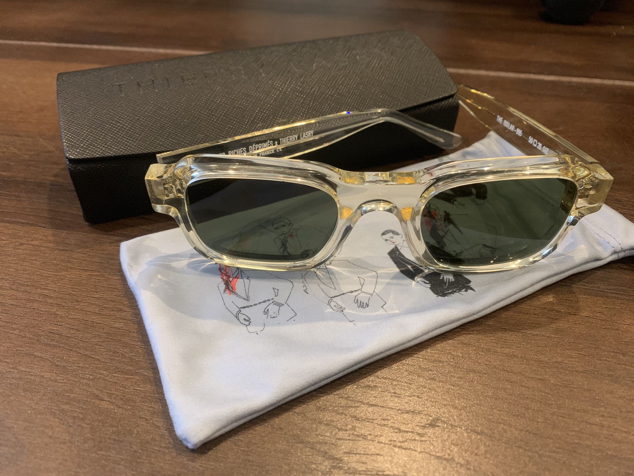 Enfants Riches Deprimes × Thierry Lasry The Isolar Ivory Clear Sunglasses Rare Pristine Size ONE SIZE - 1 Thumbnail