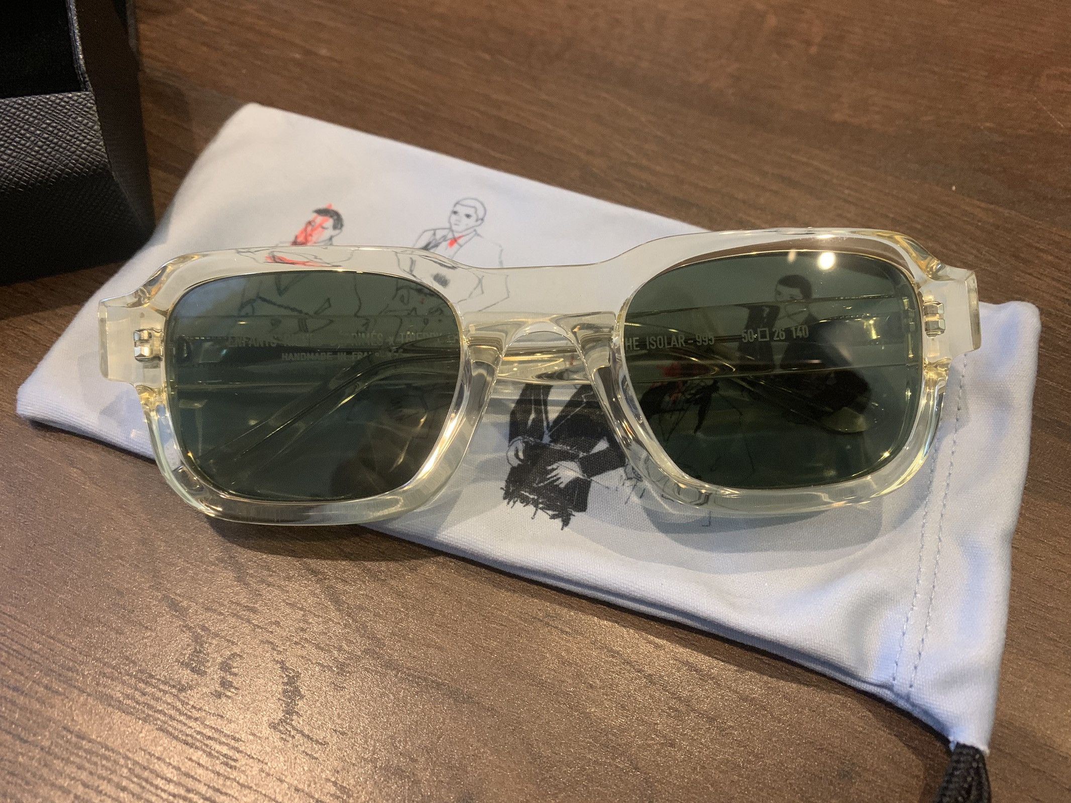 Enfants Riches Deprimes × Thierry Lasry The Isolar Ivory Clear Sunglasses Rare Pristine Size ONE SIZE - 3 Thumbnail
