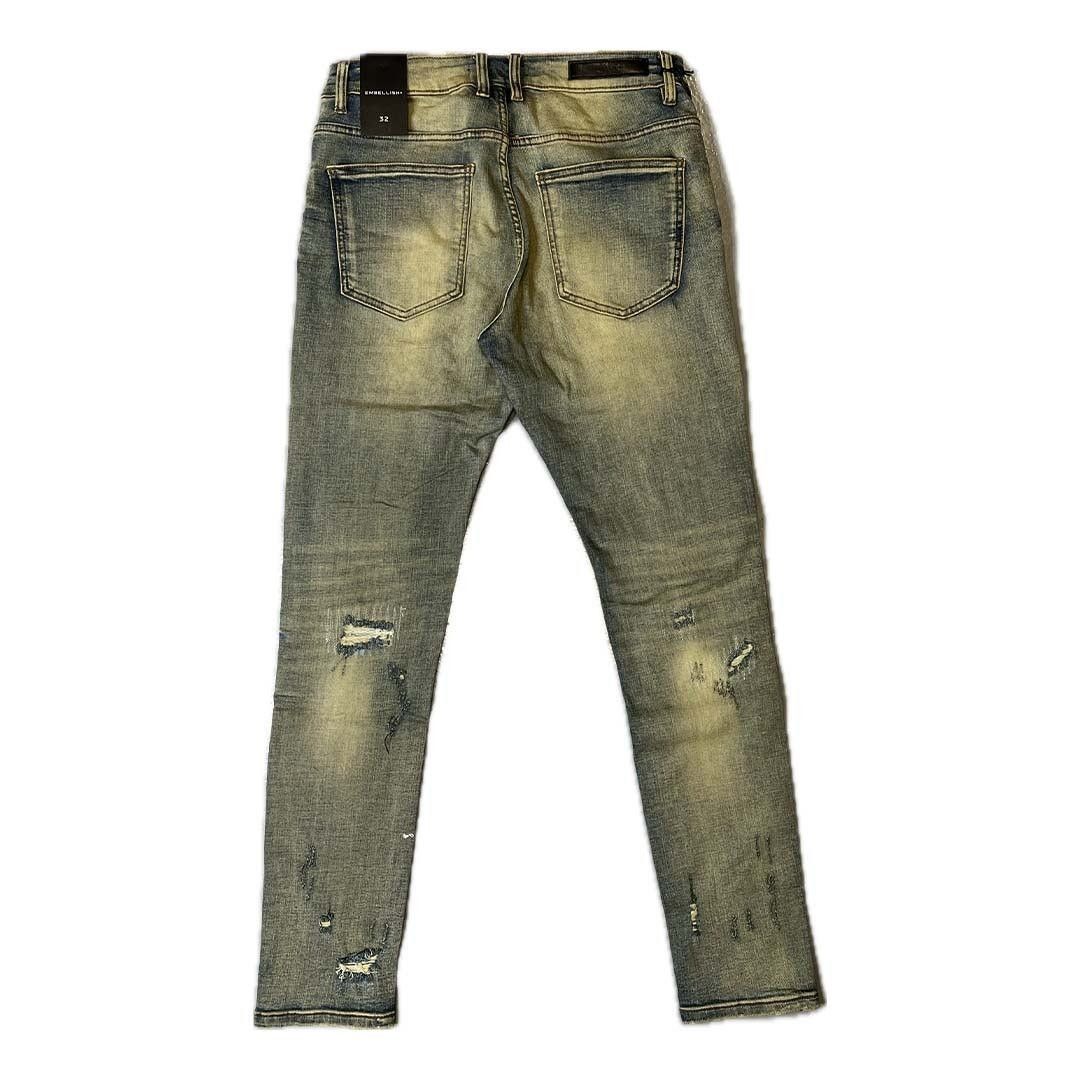 Embellish Wren Sand Wash Denim Jeans Size US 36 / EU 52 - 2 Thumbnail