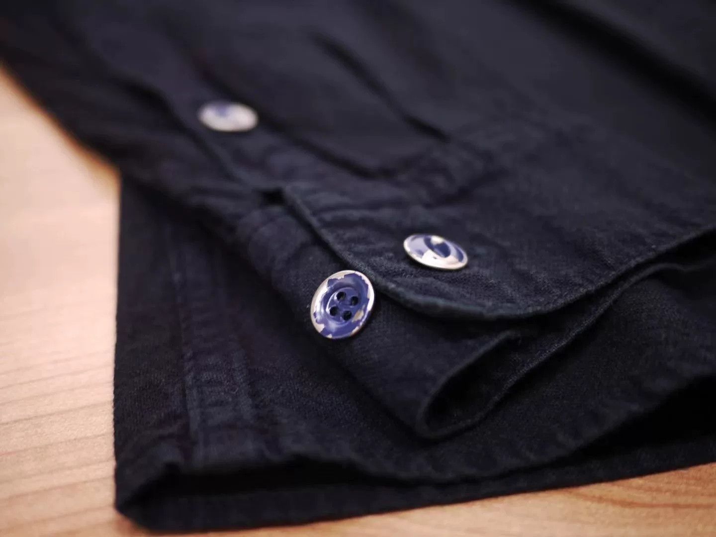 Visvim visvim ict lhamo shirt in dark indigo Size US M / EU 48-50 / 2 - 6 Thumbnail