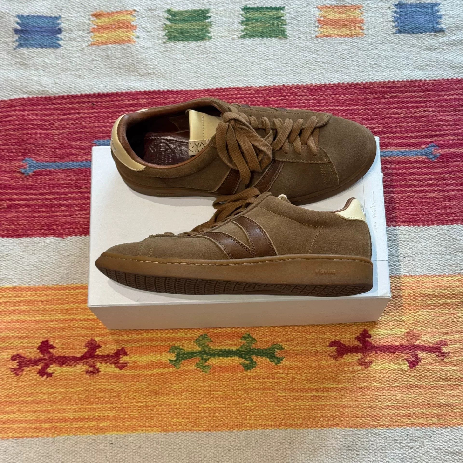 Visvim visvim Corda Folk Sneakers in Camel Color Size US 11 / EU 44 - 6 Thumbnail