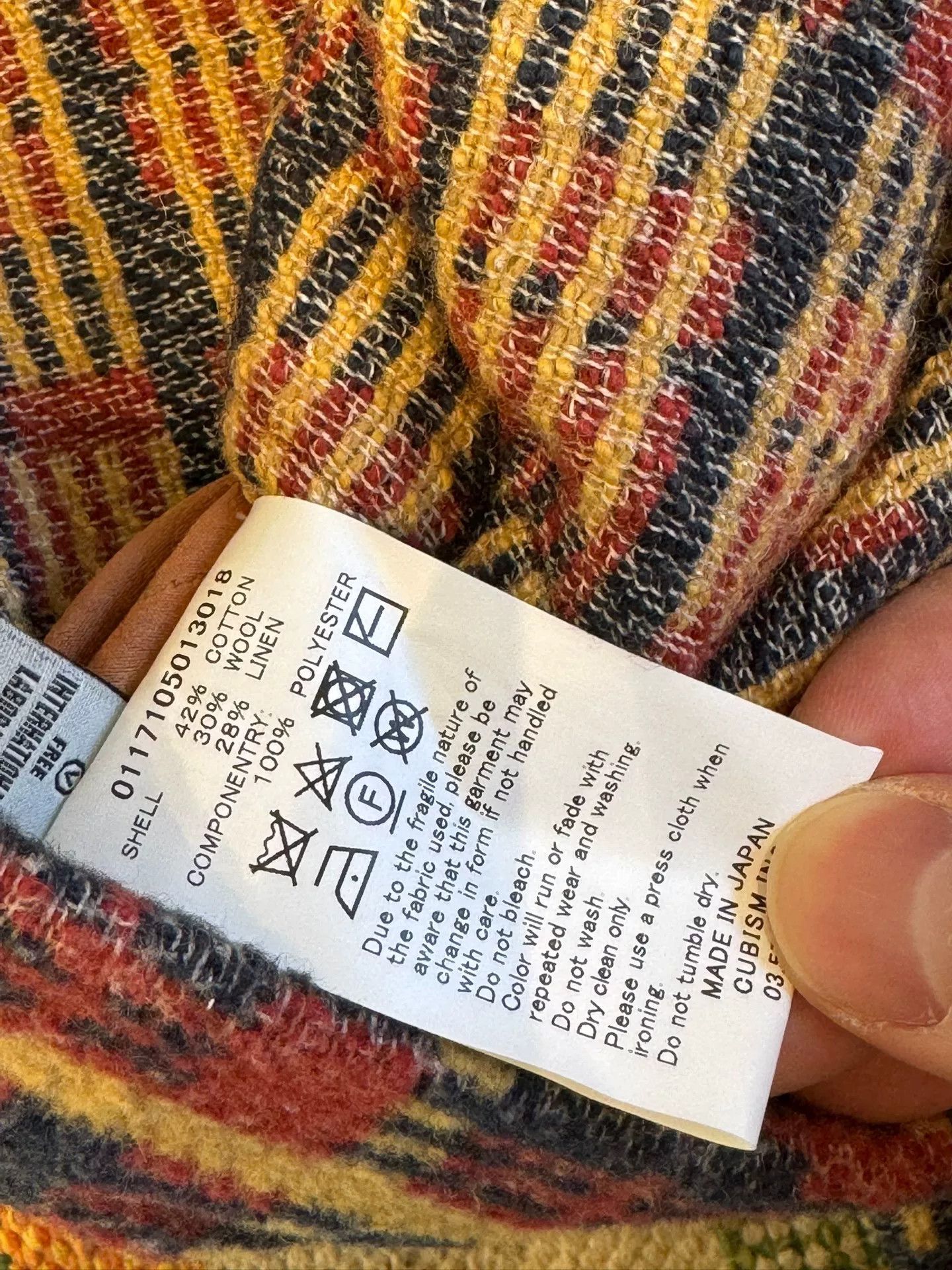 Visvim visvim four corners coat with carpet fabric Size US L / EU 52-54 / 3 - 5 Thumbnail