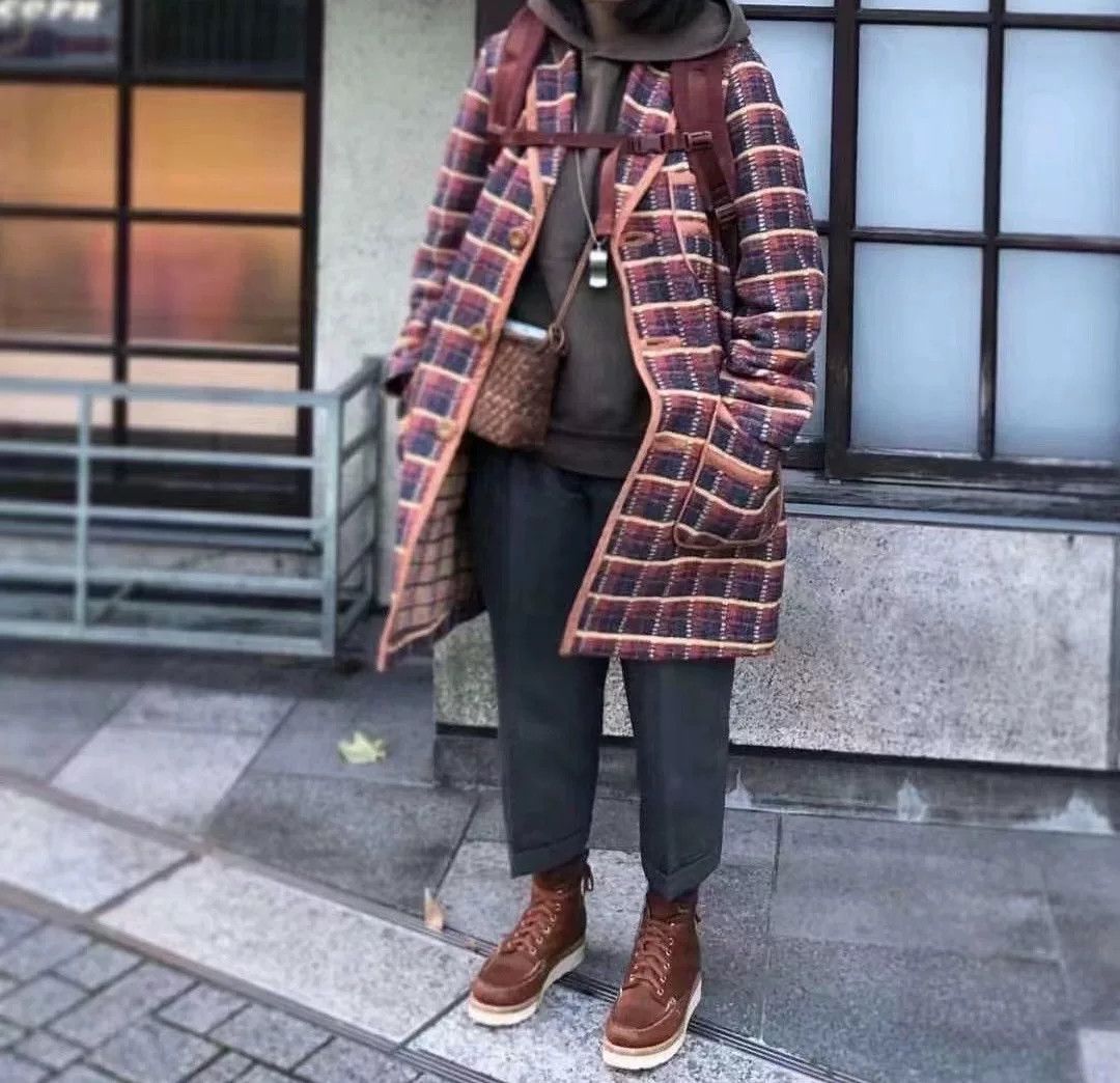 Visvim visvim four corners coat with carpet fabric Size US L / EU 52-54 / 3 - 9 Thumbnail