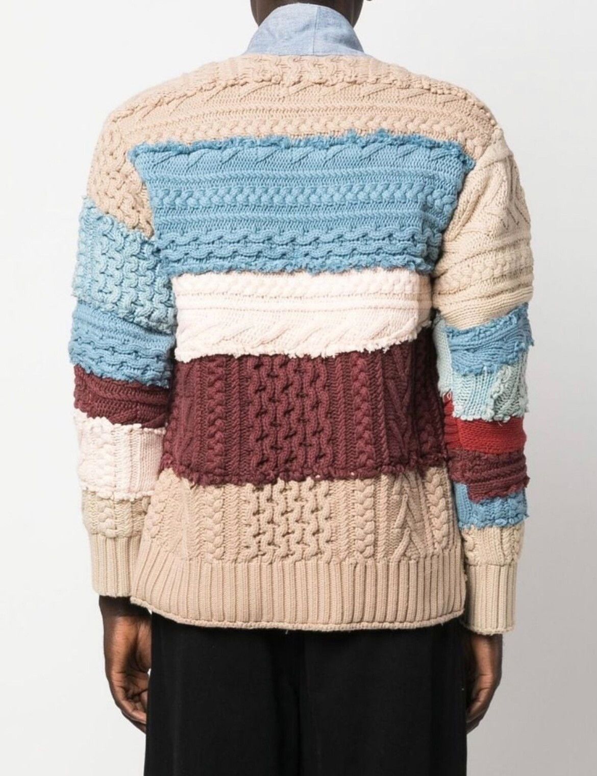 Greg Lauren greg lauren patchwork design cardigan jacket Size US M / EU 48-50 / 2 - 3 Thumbnail