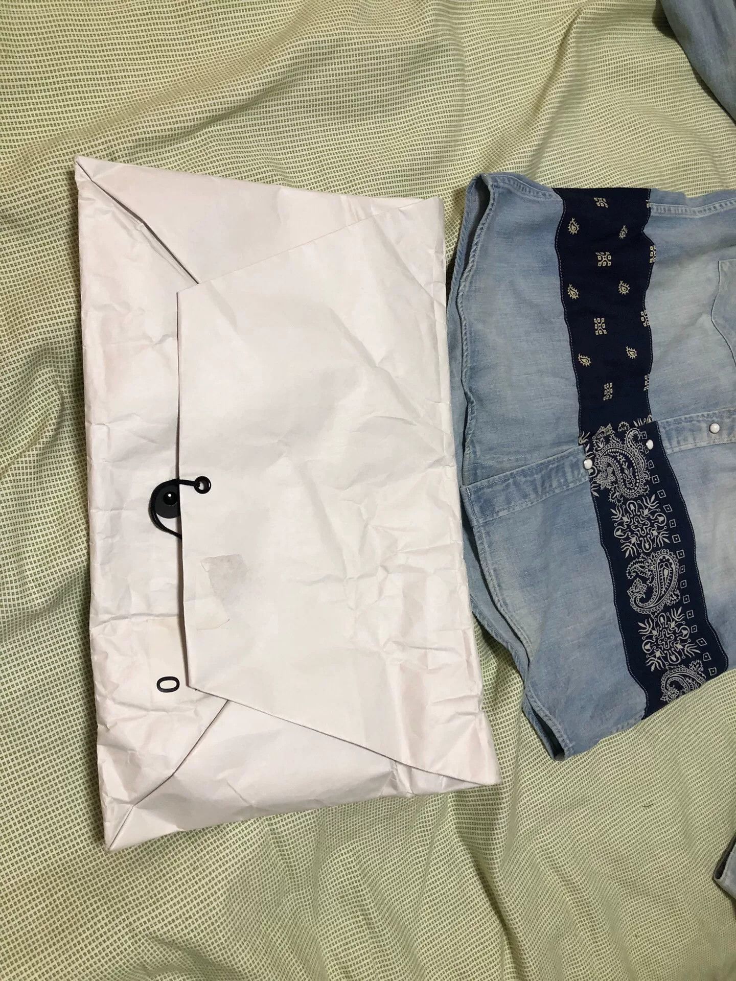 Visvim visvim bandana border denim button-up shirt Size US XXS / EU 40 - 8 Thumbnail