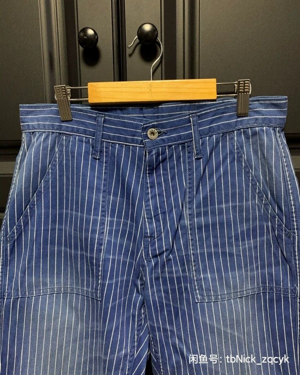 Momotaro Jeans vintage momotaro striped work pants Size US 30 / EU 46 - 4 Thumbnail