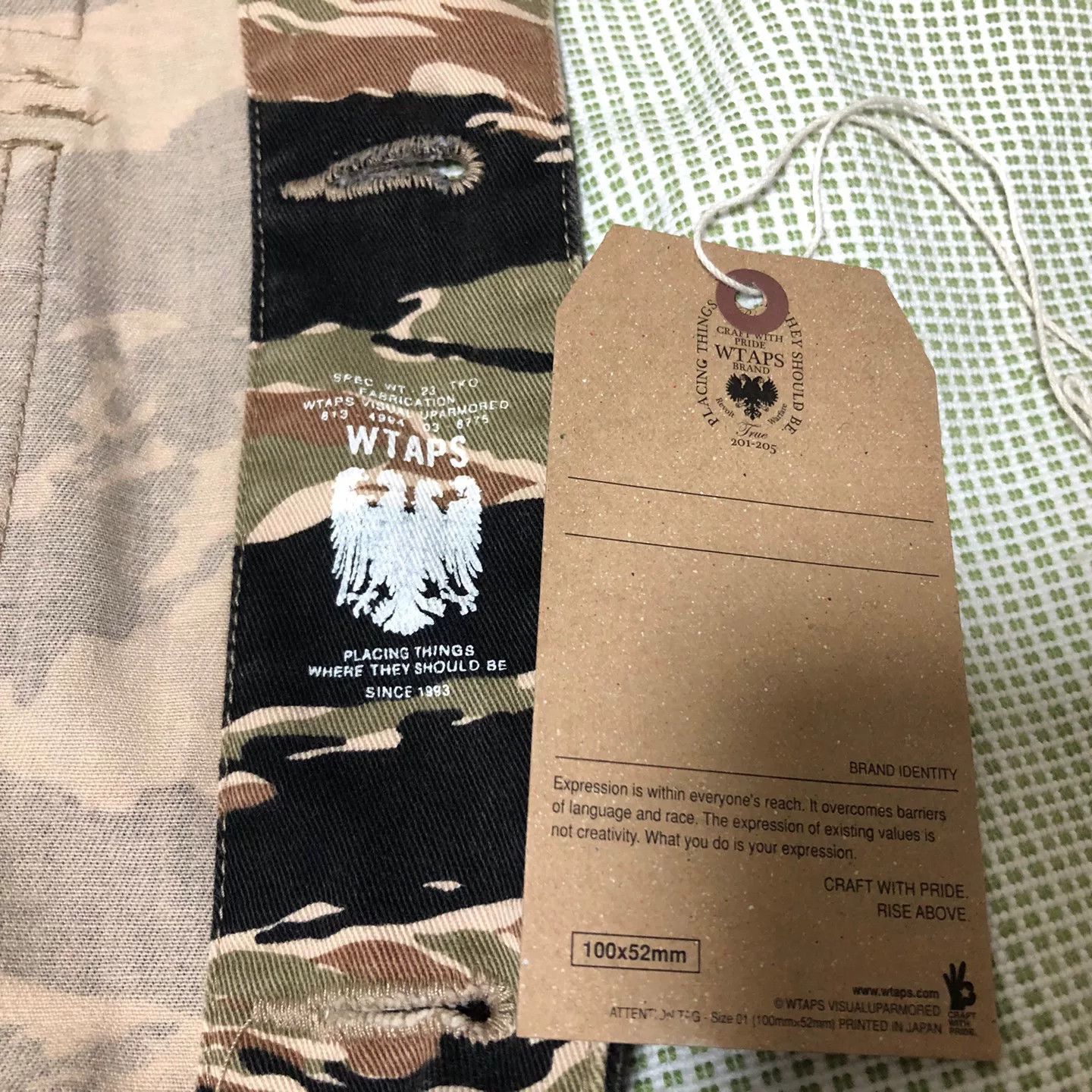 Wtaps wtaps tiger stripe jacket in size S Size US S / EU 44-46 / 1 - 7 Thumbnail