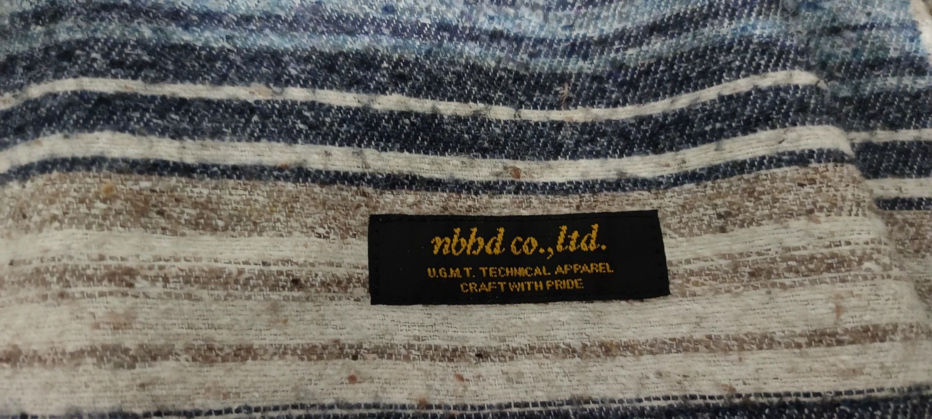 Neighborhood striped long sleeve shirt in blue color Size US S / EU 44-46 / 1 - 5 Thumbnail