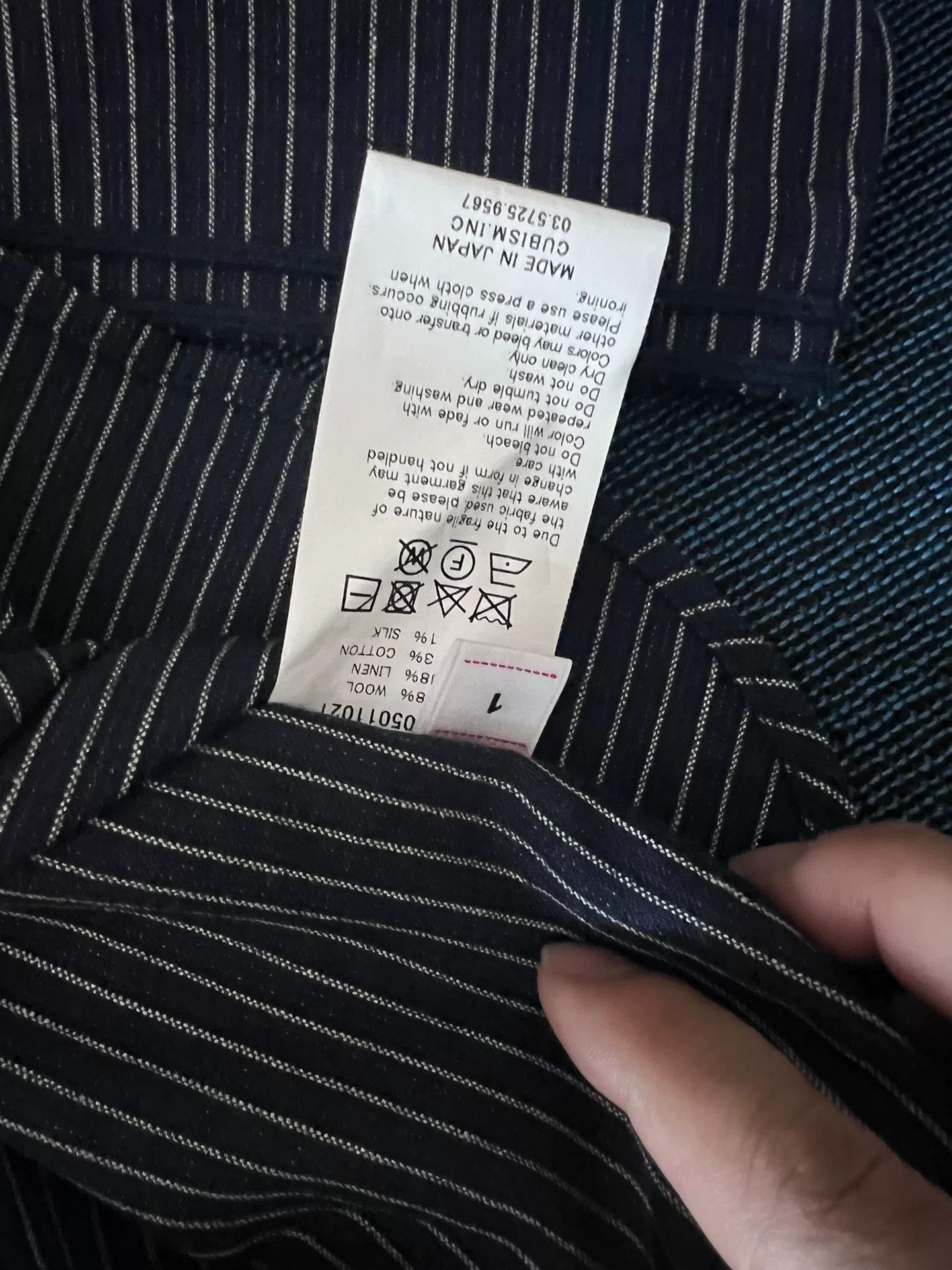 Visvim visvim dugout shirt in navy stripes Size US M / EU 48-50 / 2 - 4 Thumbnail