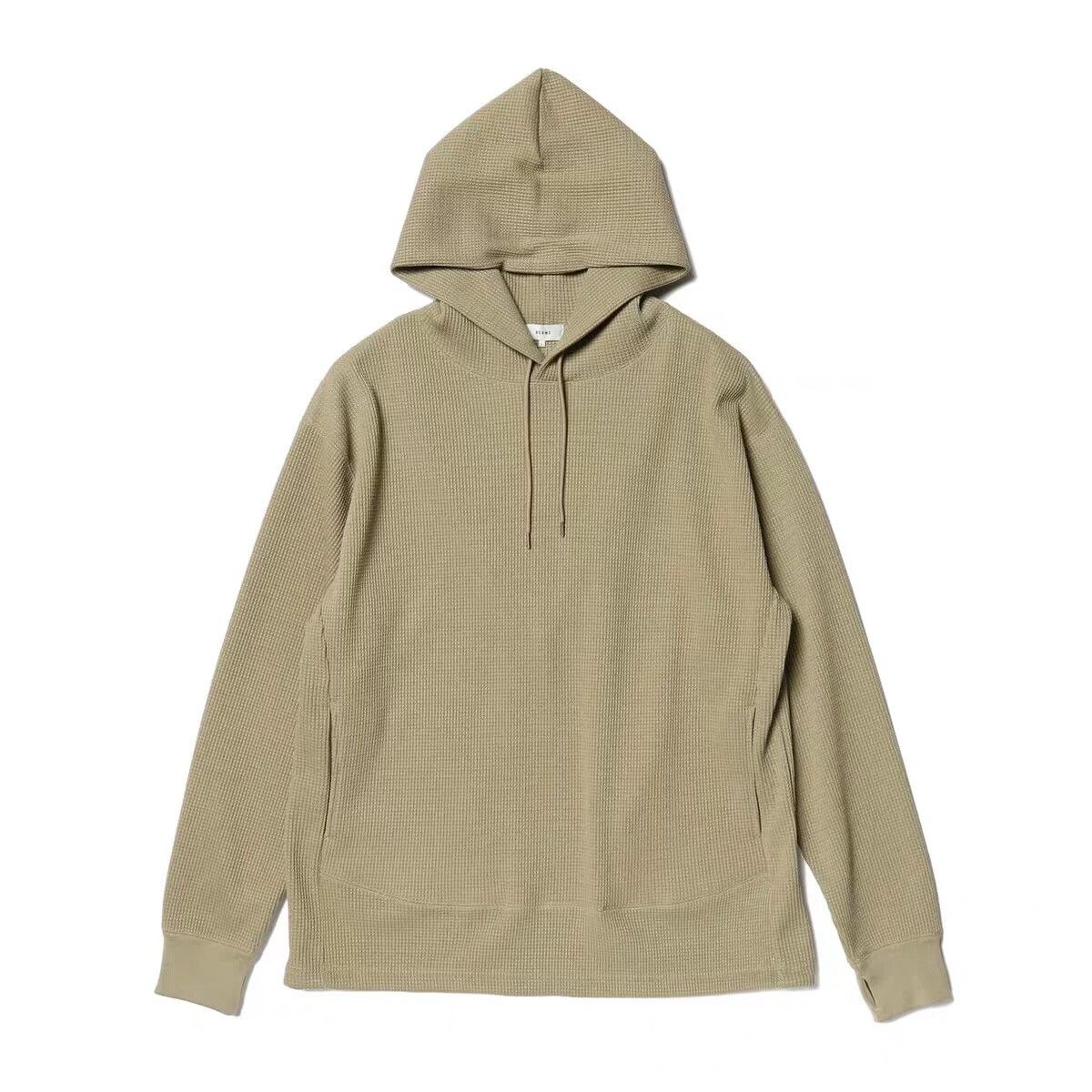 Beams Japan sage hooded functional sweatshirt with drawstring Size US XL / EU 56 / 4 - 6 Thumbnail