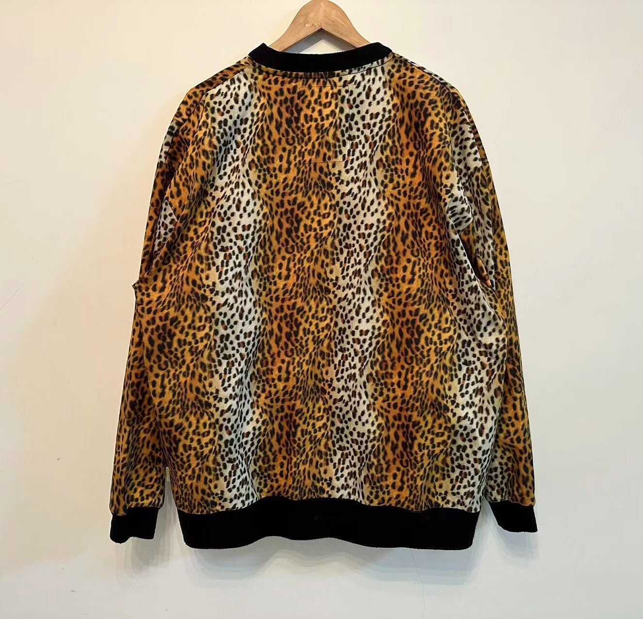 Beams Japan leopard print cardigan jacket for men Size US L / EU 52-54 / 3 - 3 Thumbnail