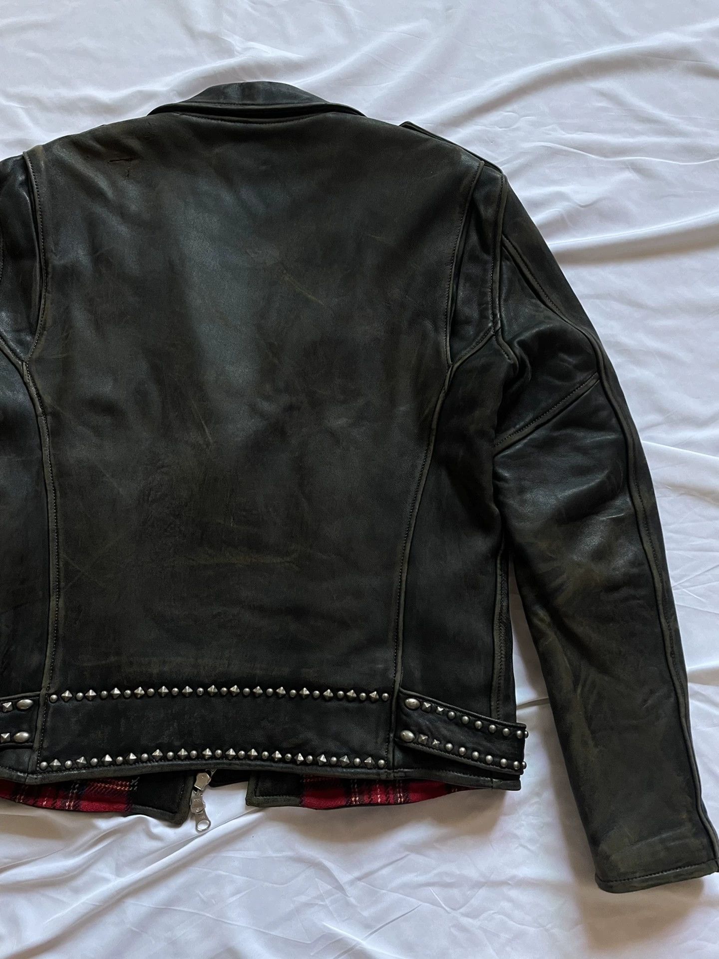 Undercover black studded leather biker jacket Size US M / EU 48-50 / 2 - 2 Thumbnail