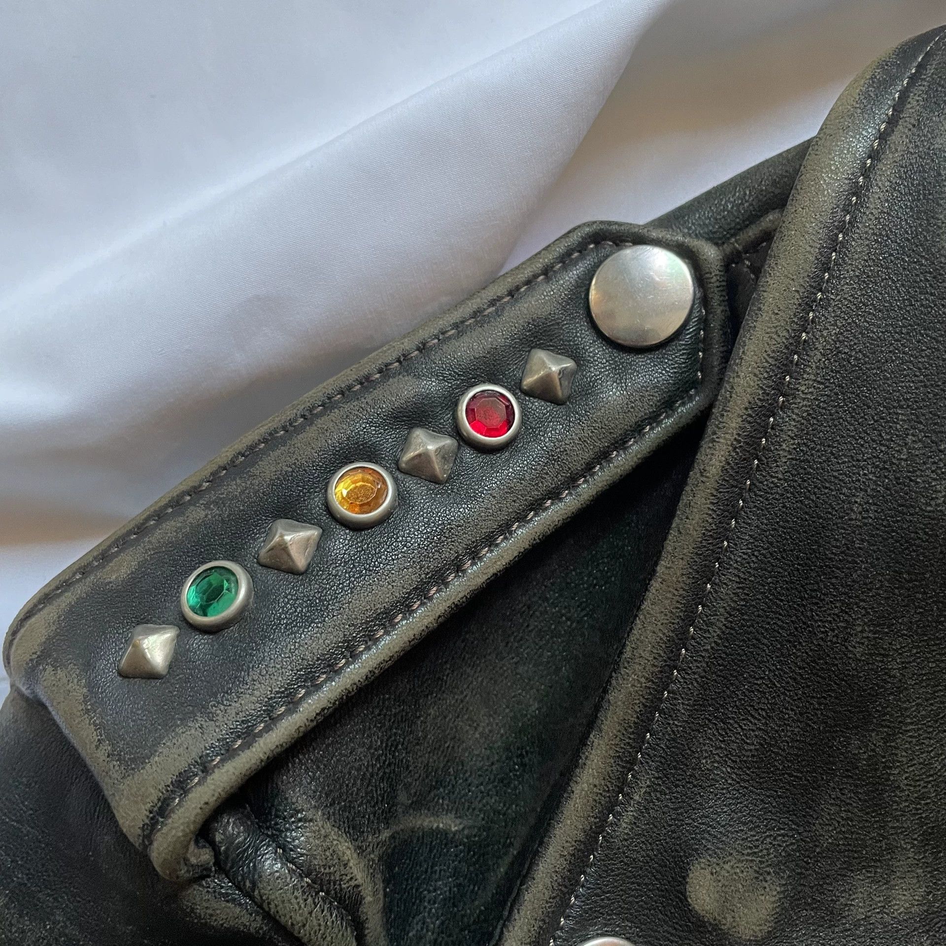 Undercover black studded leather biker jacket Size US M / EU 48-50 / 2 - 4 Thumbnail