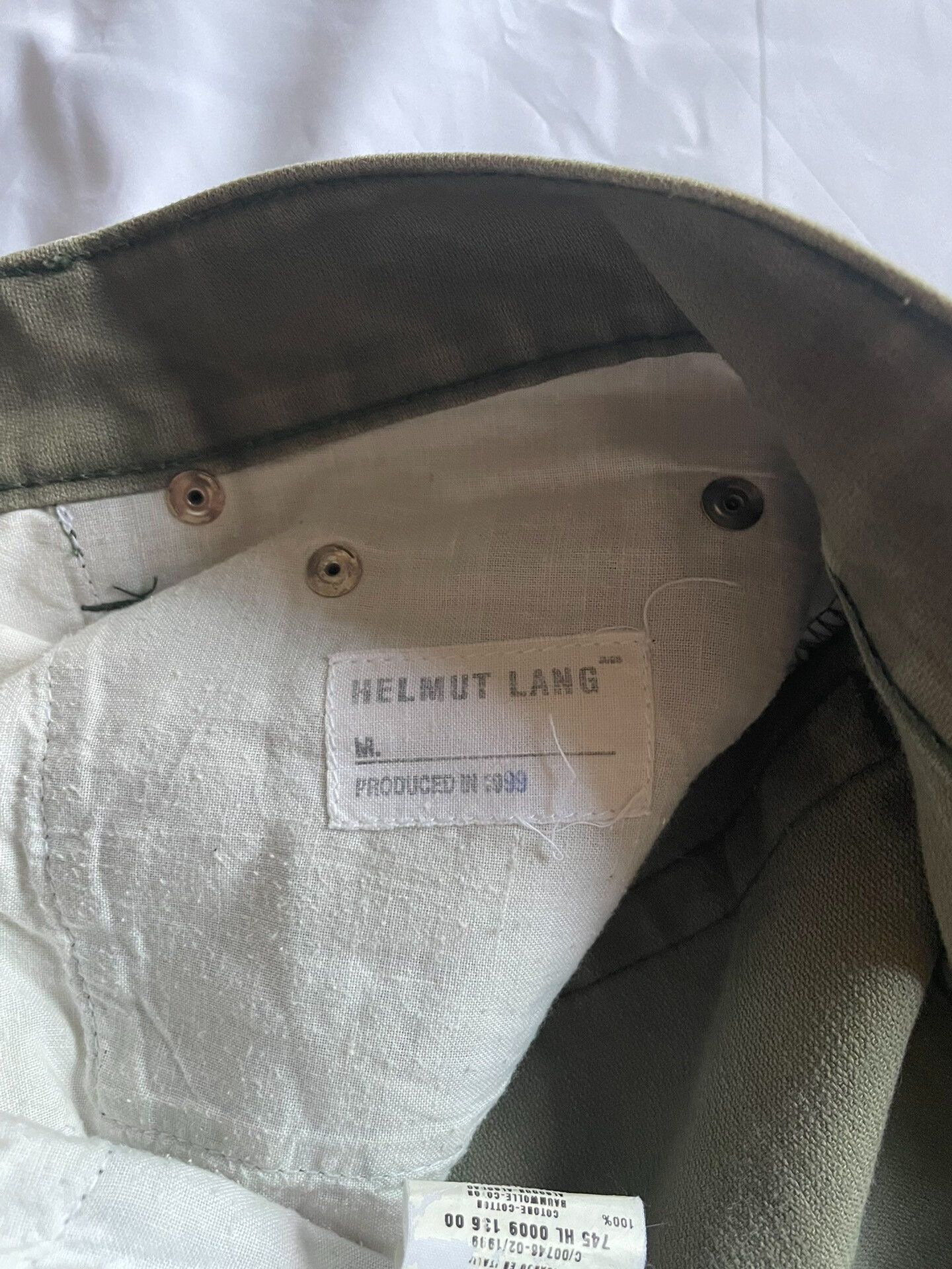 Helmut Lang helmut lang striped denim pants 1999 collection Size US 27 - 5 Thumbnail