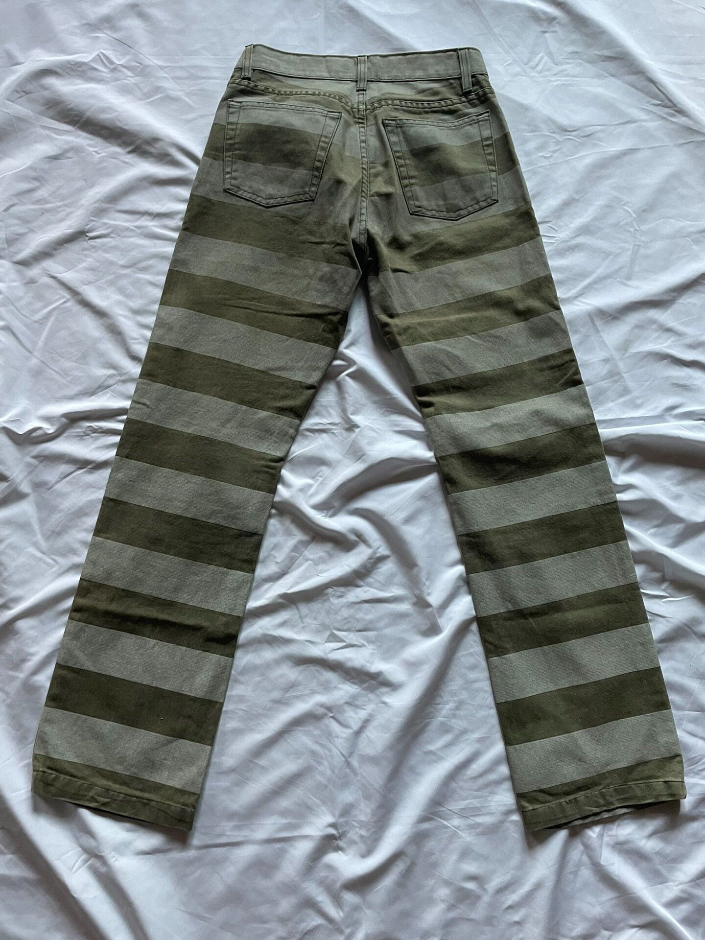 Helmut Lang helmut lang striped denim pants 1999 collection Size US 27 - 2 Thumbnail