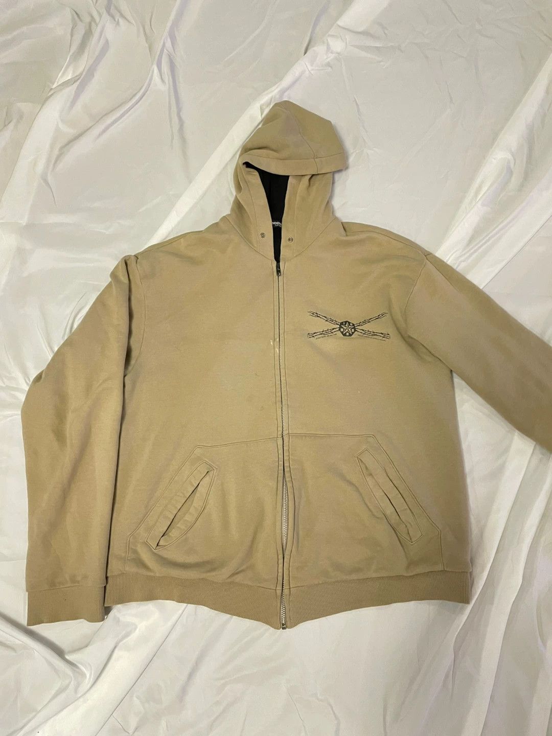 Undercover beige hooded sweatshirt with unique design Size US M / EU 48-50 / 2 - 3 Thumbnail