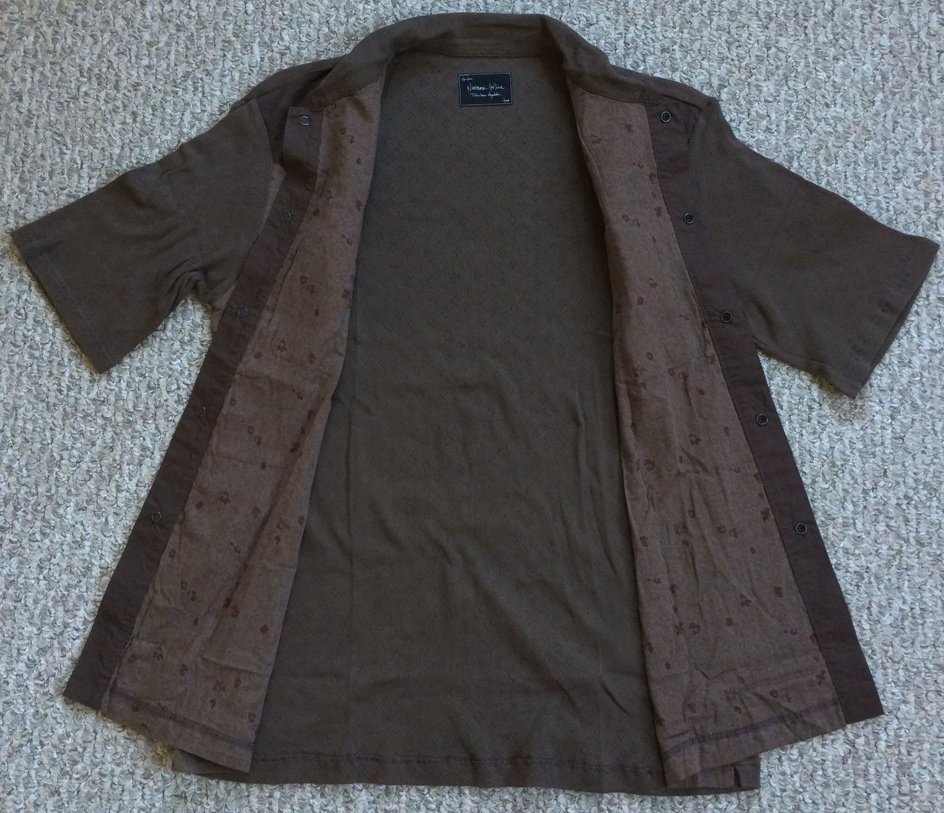 Number (N)ine Number (N)ine Short Sleeve Western Shirt Size US S / EU 44-46 / 1 - 3 Thumbnail