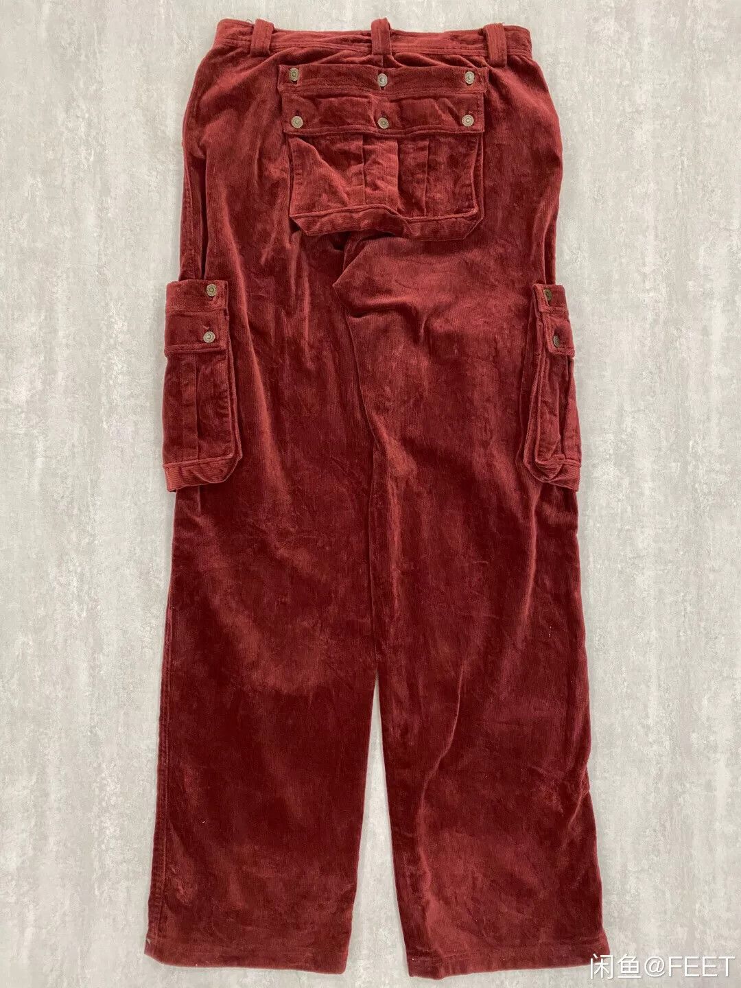 Vintage vintage multy pocket corduroy pants Size US 27 - 2 Thumbnail