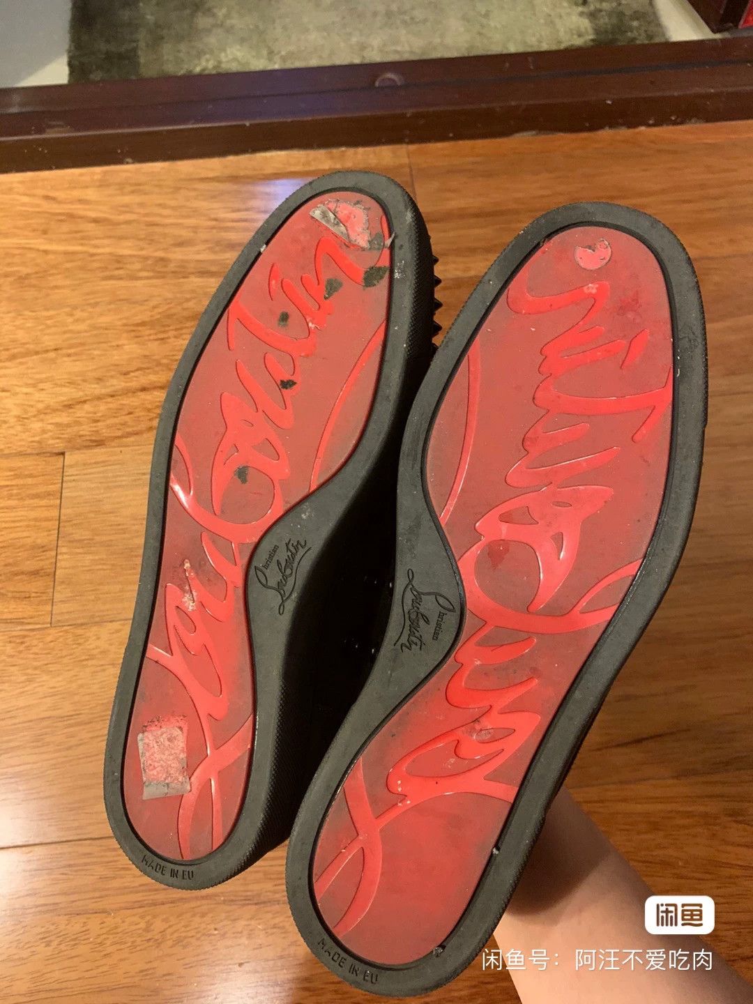 Christian Louboutin christian louboutin men's black sneakers size 41 Size US 8 / EU 41 - 3 Thumbnail