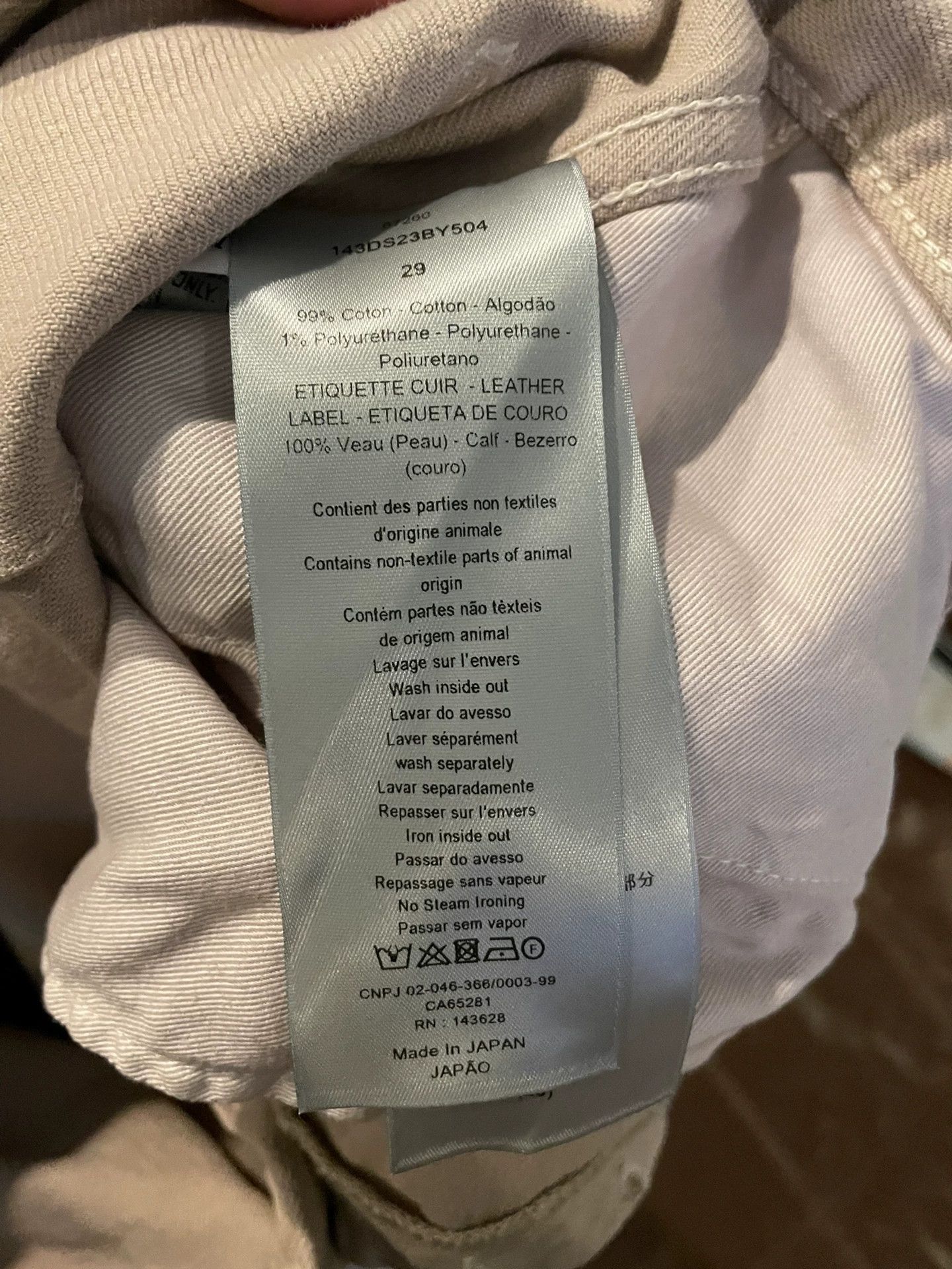 Dior Dior Spring Summer Cargo Jeans 29 Size Size US 29 - 4 Thumbnail