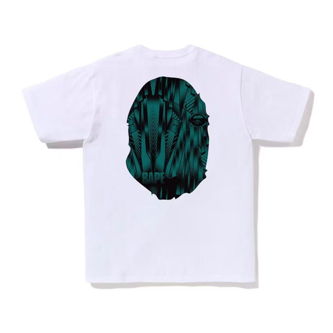 Bape Speed Racer Big Ape Head Tee White Green Size US XXL / EU 58 / 5 - 2 Thumbnail