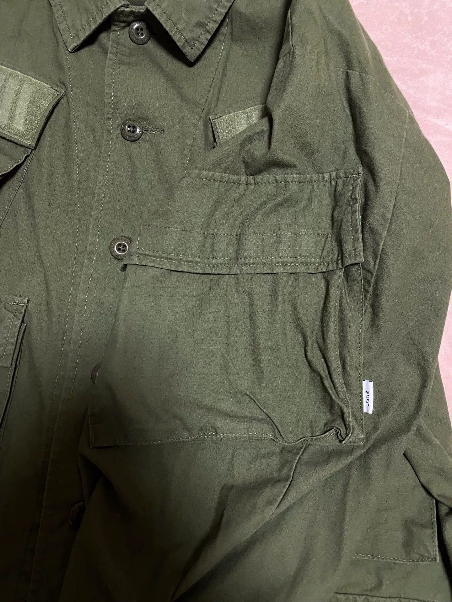Wtaps wtaps military style green jacket shirt Size US M / EU 48-50 / 2 - 5 Thumbnail