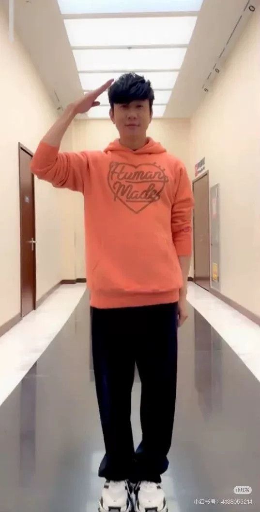 Human Made pink casual hoodie with heart logo Size US M / EU 48-50 / 2 - 2 Thumbnail