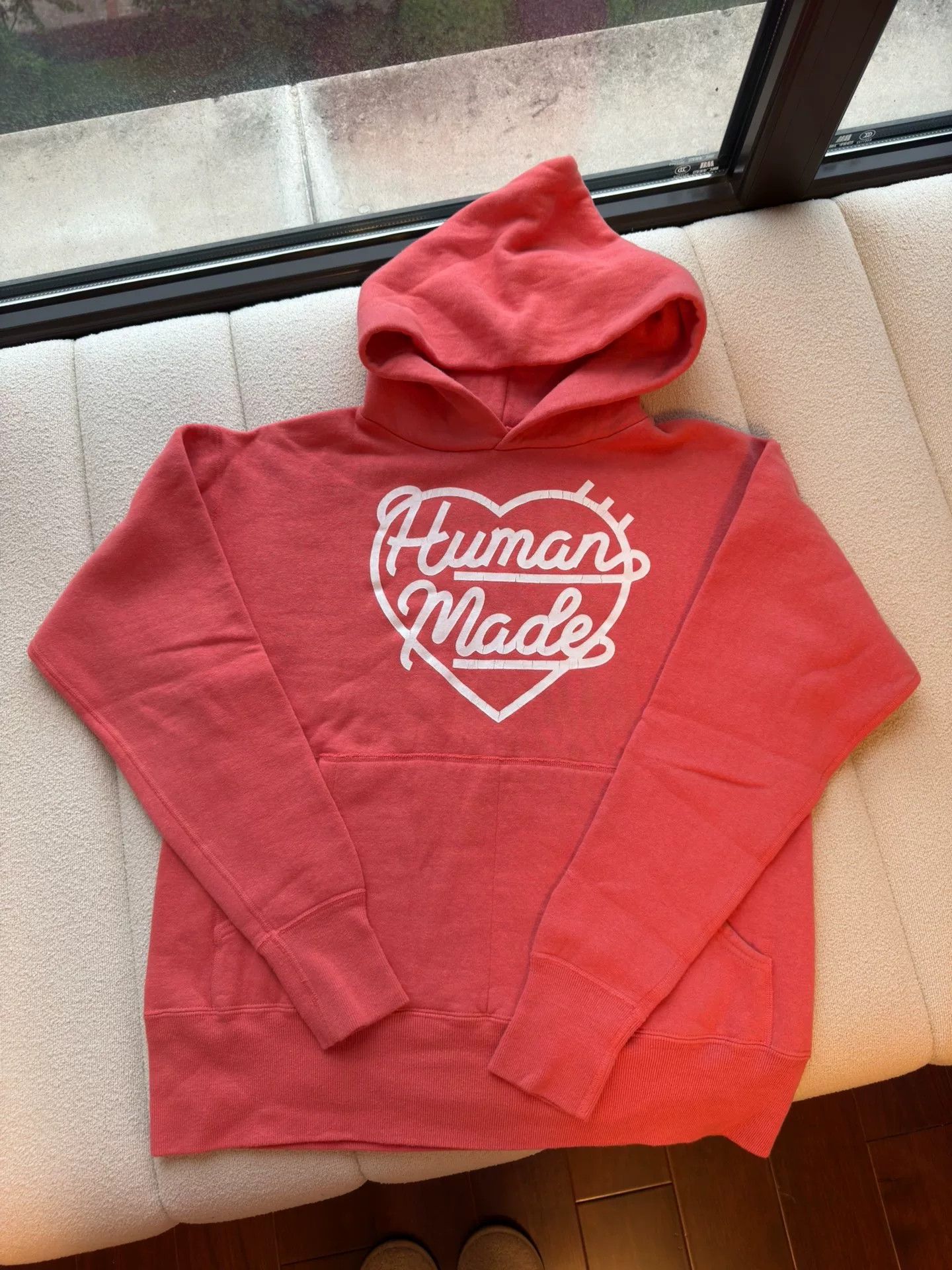 Human Made pink casual hoodie with heart logo Size US M / EU 48-50 / 2 - 3 Thumbnail