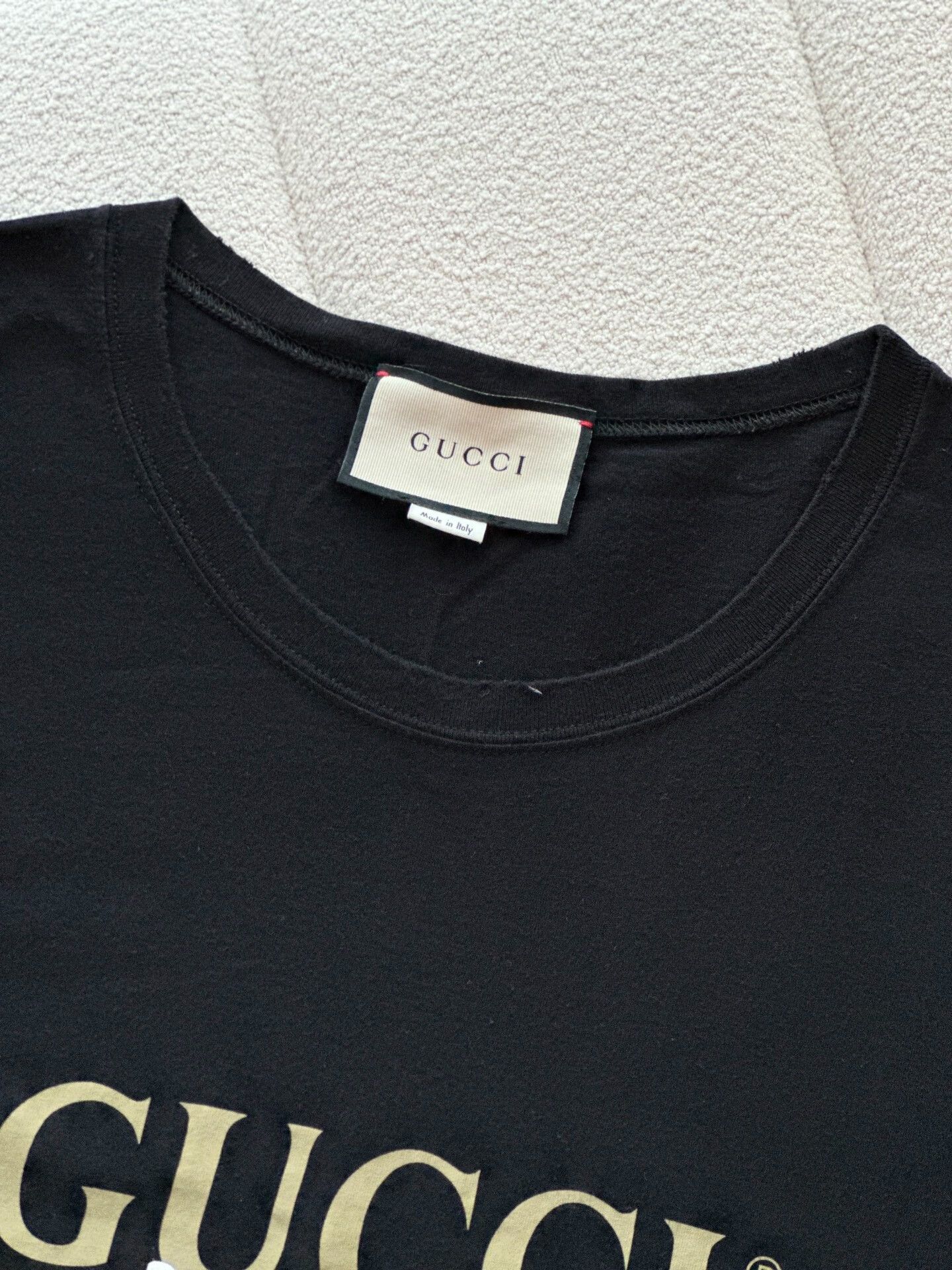 Gucci gucci graphic t-shirt for men in black Size US XL / EU 56 / 4 - 4 Thumbnail