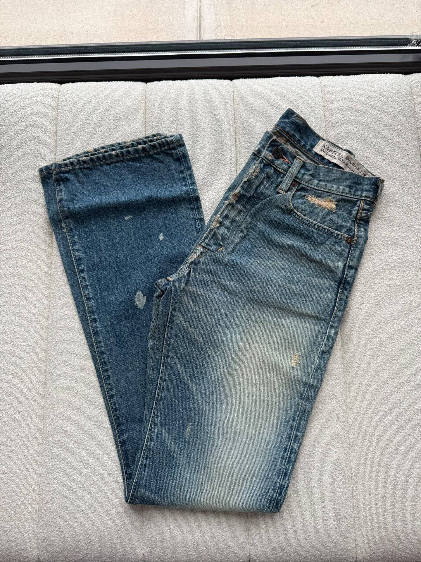 Kapital blue flared denim pants for women Size 28" / US 6 / IT 42 - 8 Thumbnail