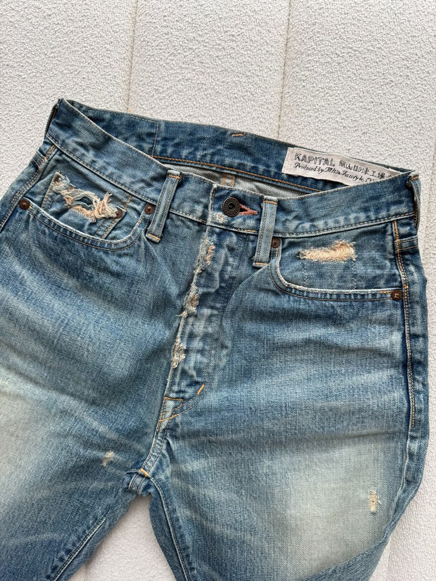 Kapital blue flared denim pants for women Size 28" / US 6 / IT 42 - 5 Thumbnail