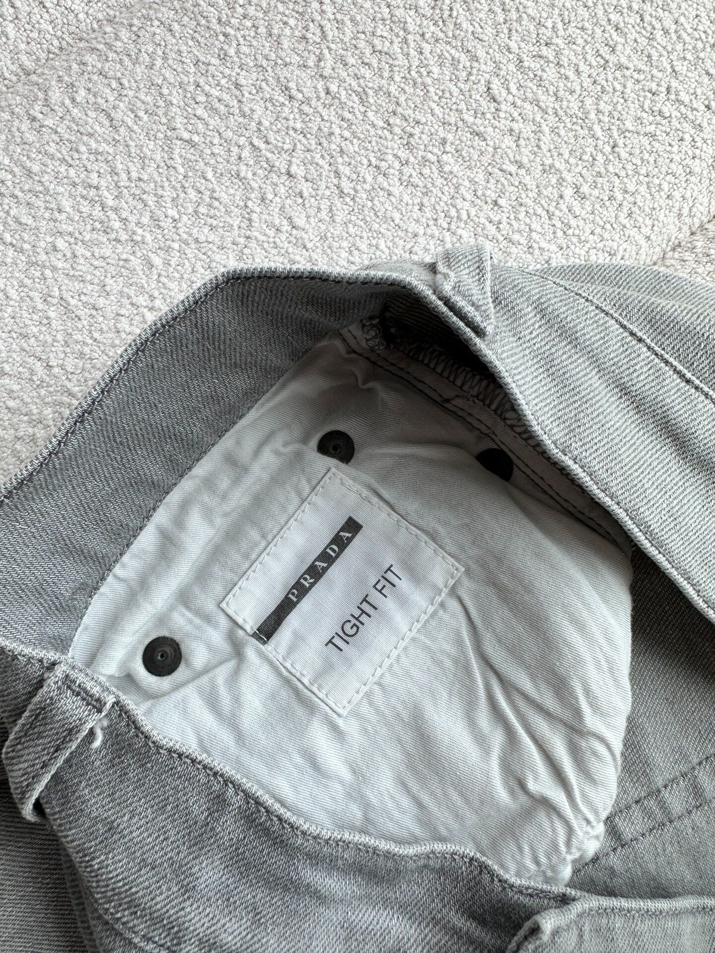 Prada prada men's casual gray jeans Size US 34 / EU 50 - 7 Thumbnail