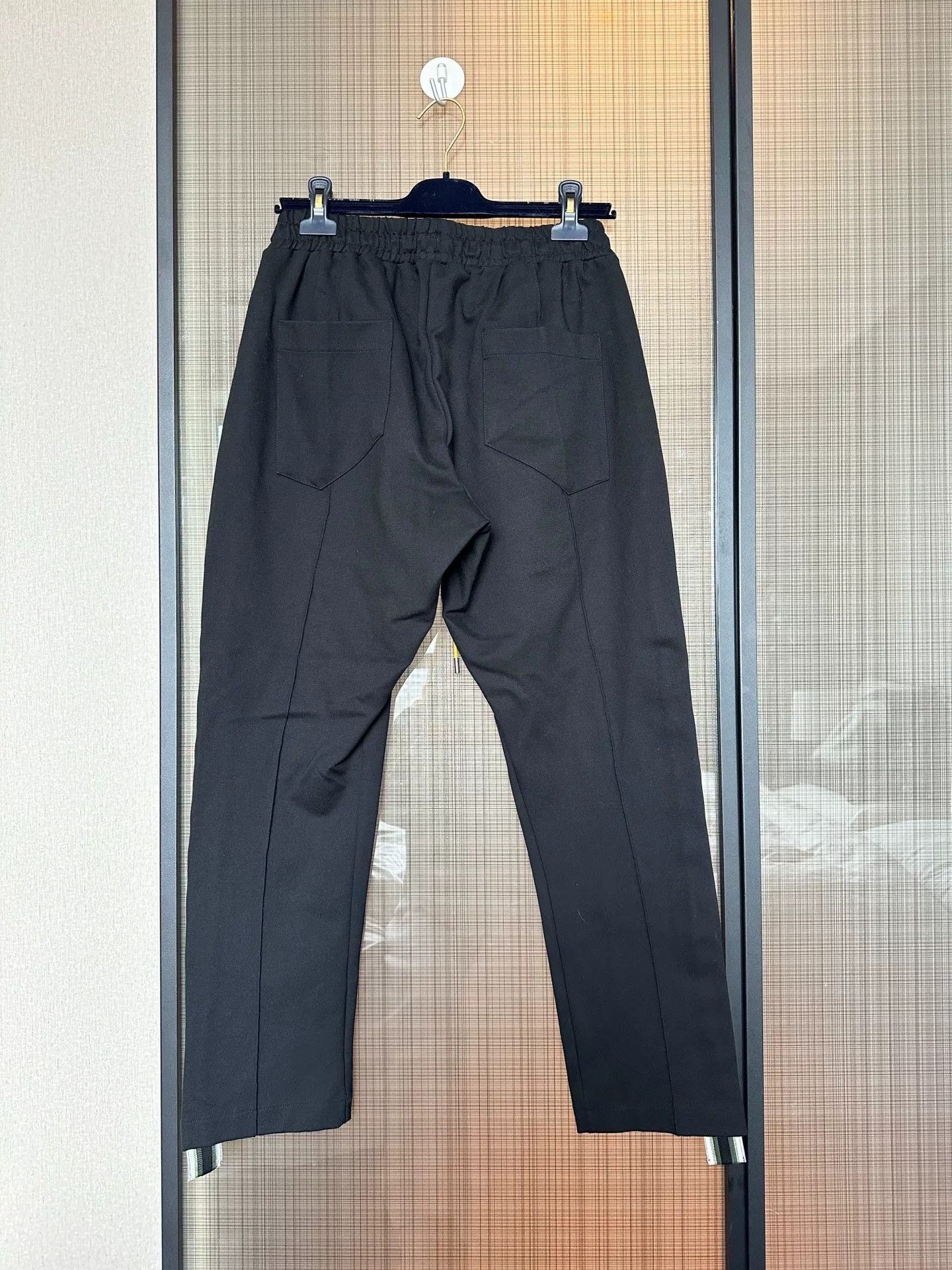 Rhude black striped track pants for men Size US 34 / EU 50 - 2 Thumbnail
