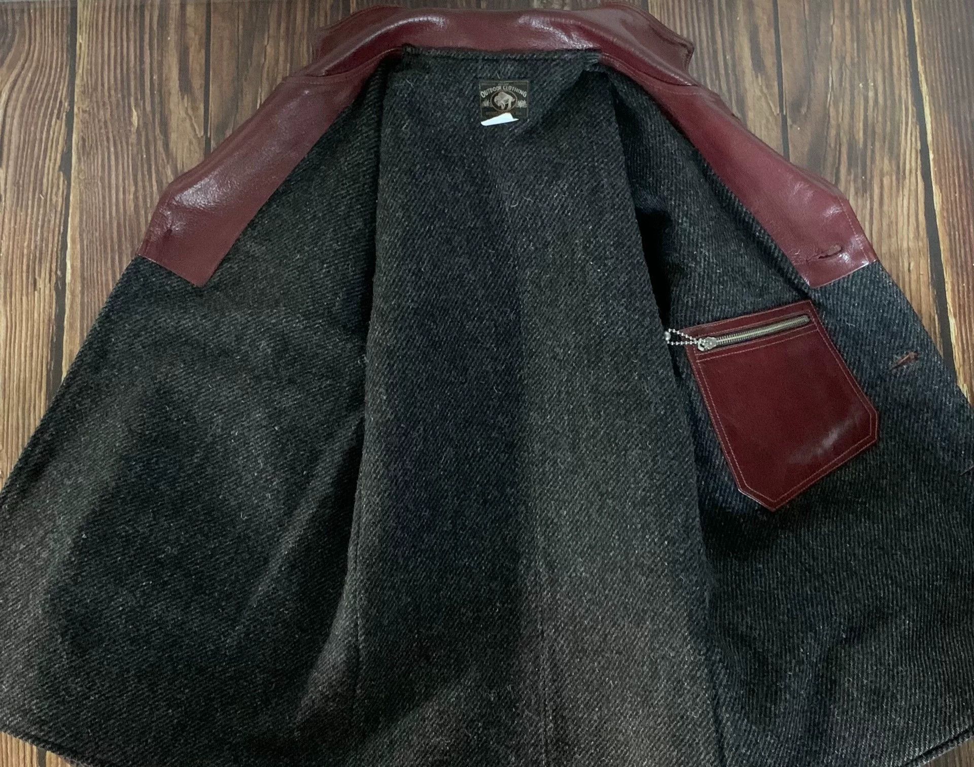Freewheelers freewheelers burgundy leather jacket Size US M / EU 48-50 / 2 - 7 Thumbnail