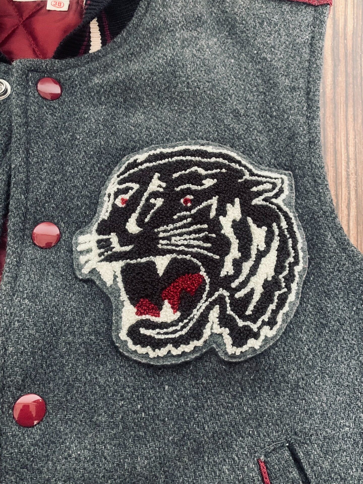 Pherrow's stylish sleeveless wool vest with embroidery Size US M / EU 48-50 / 2 - 3 Thumbnail