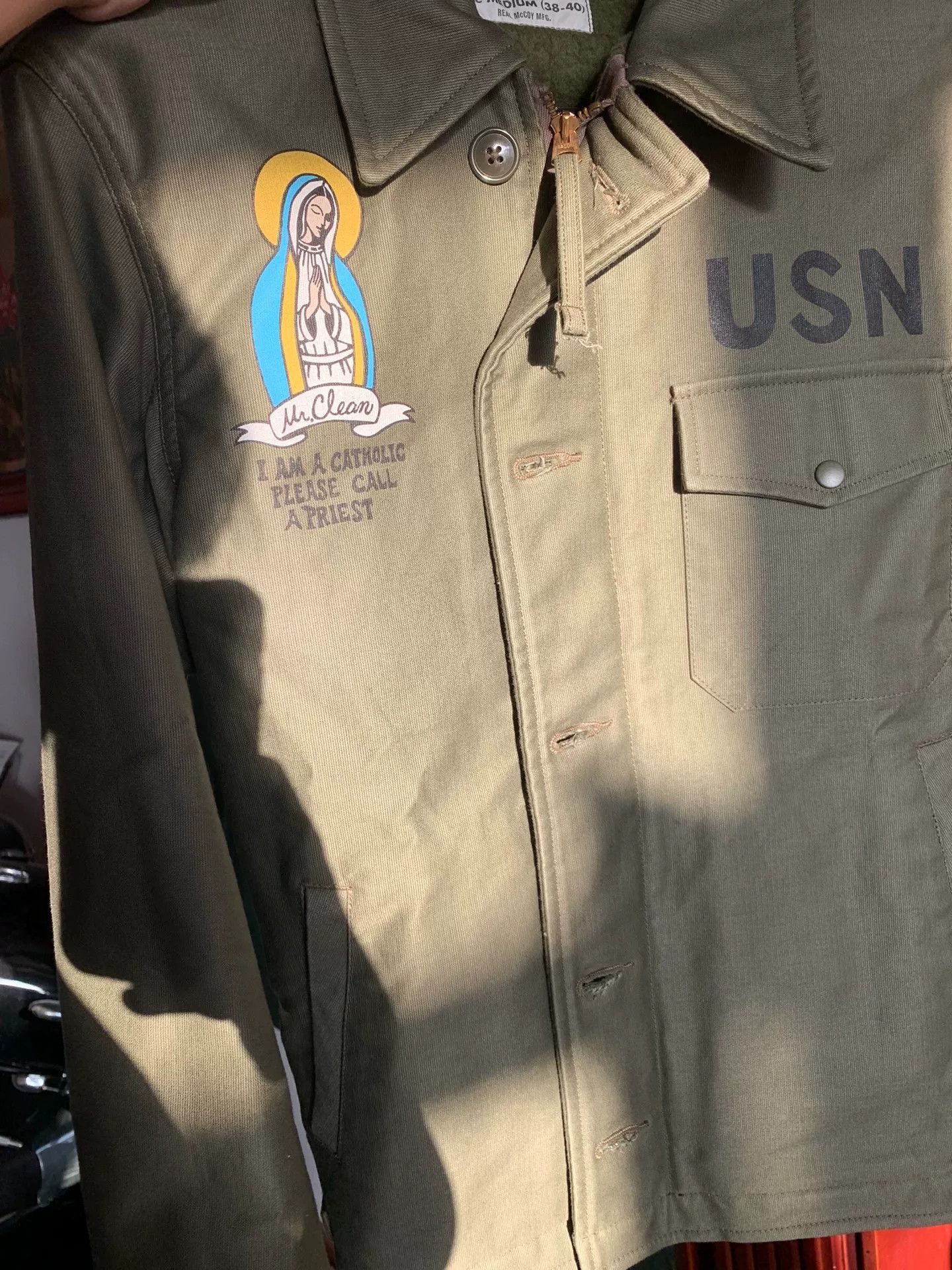 The Real McCoy's real mccoy A2 Navy Deck Jacket Size US M / EU 48-50 / 2 - 9 Thumbnail