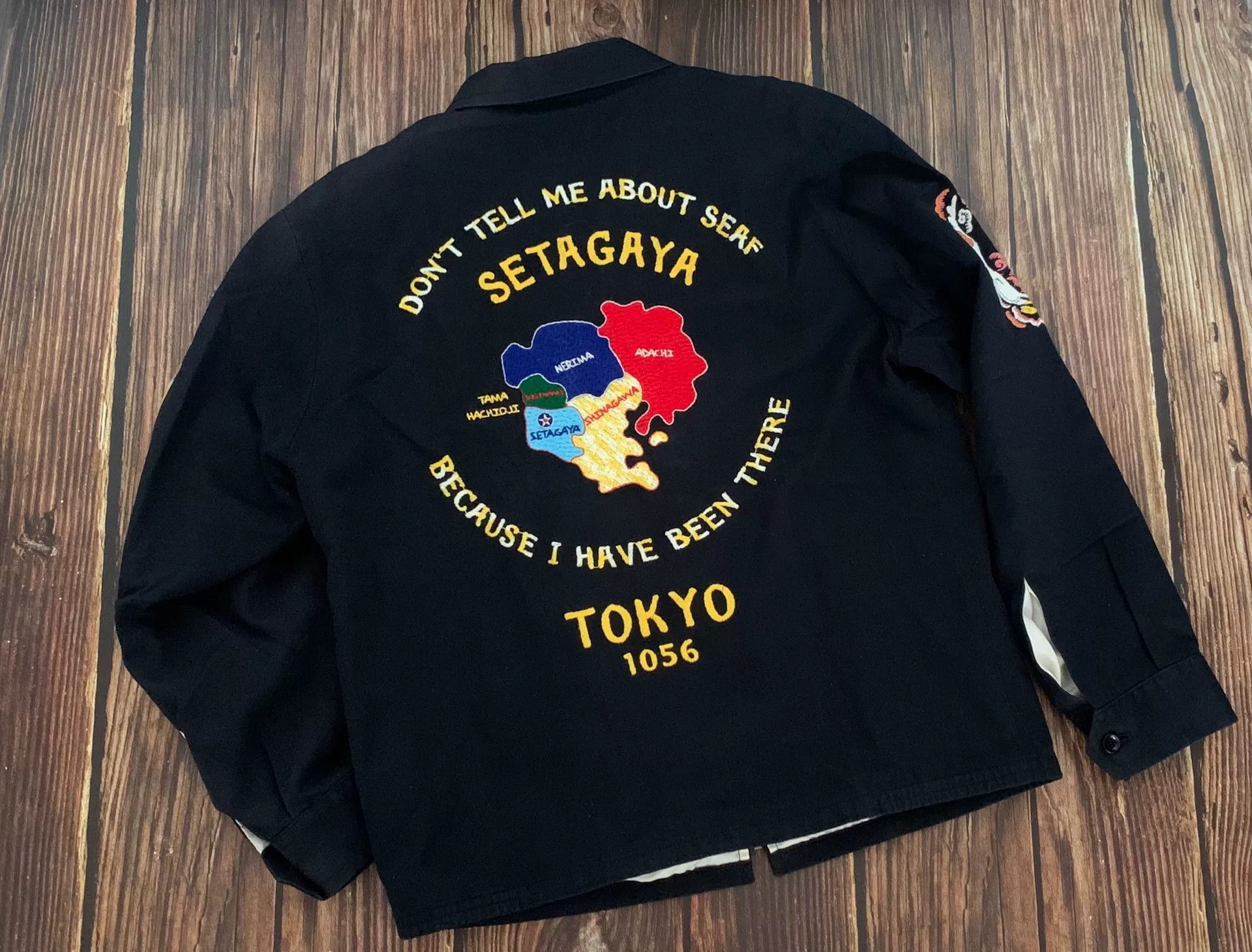 TOYS McCOY embroidered black jacket with unique designs Size US L / EU 52-54 / 3 - 2 Thumbnail