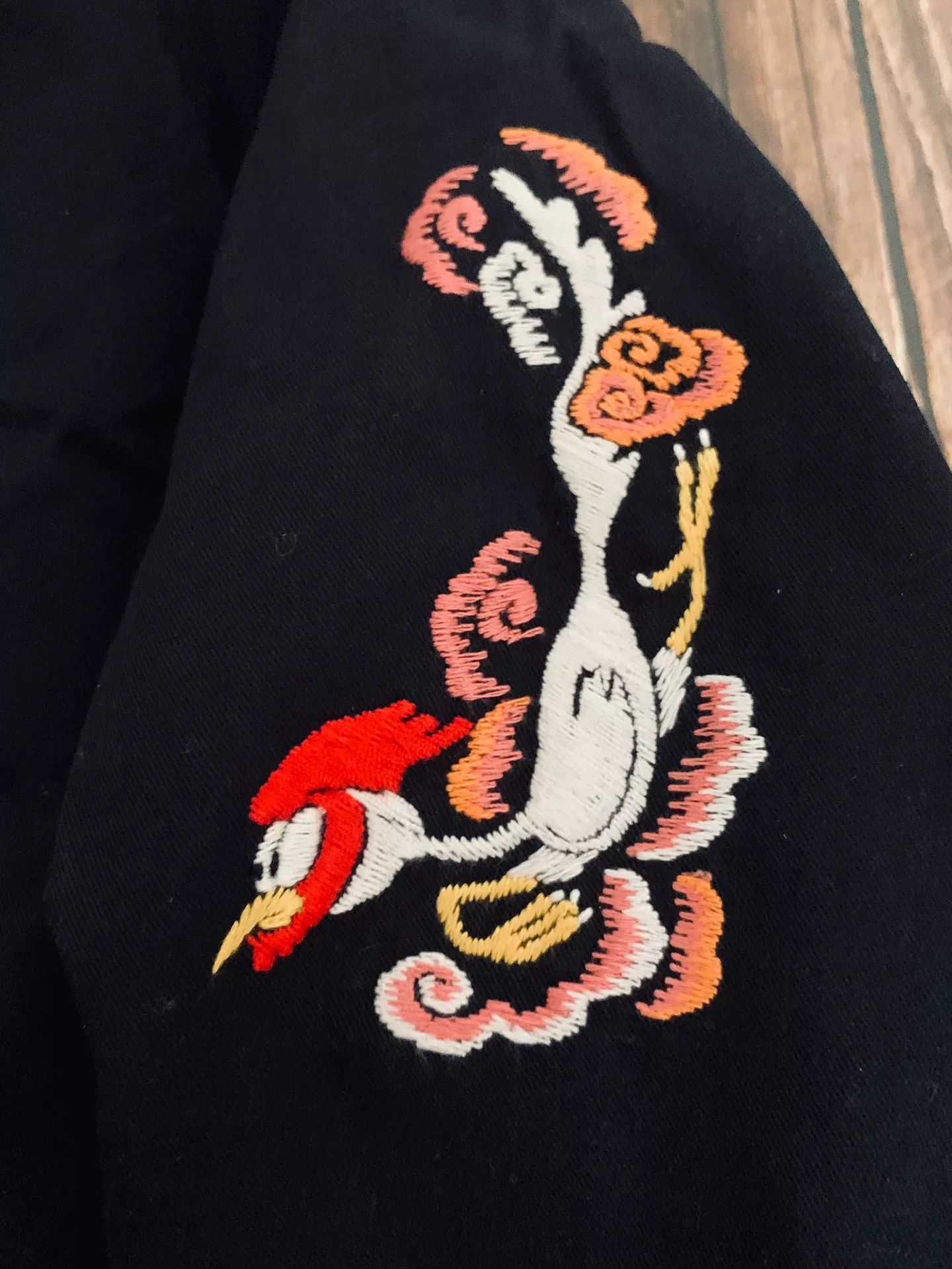 TOYS McCOY embroidered black jacket with unique designs Size US L / EU 52-54 / 3 - 4 Thumbnail