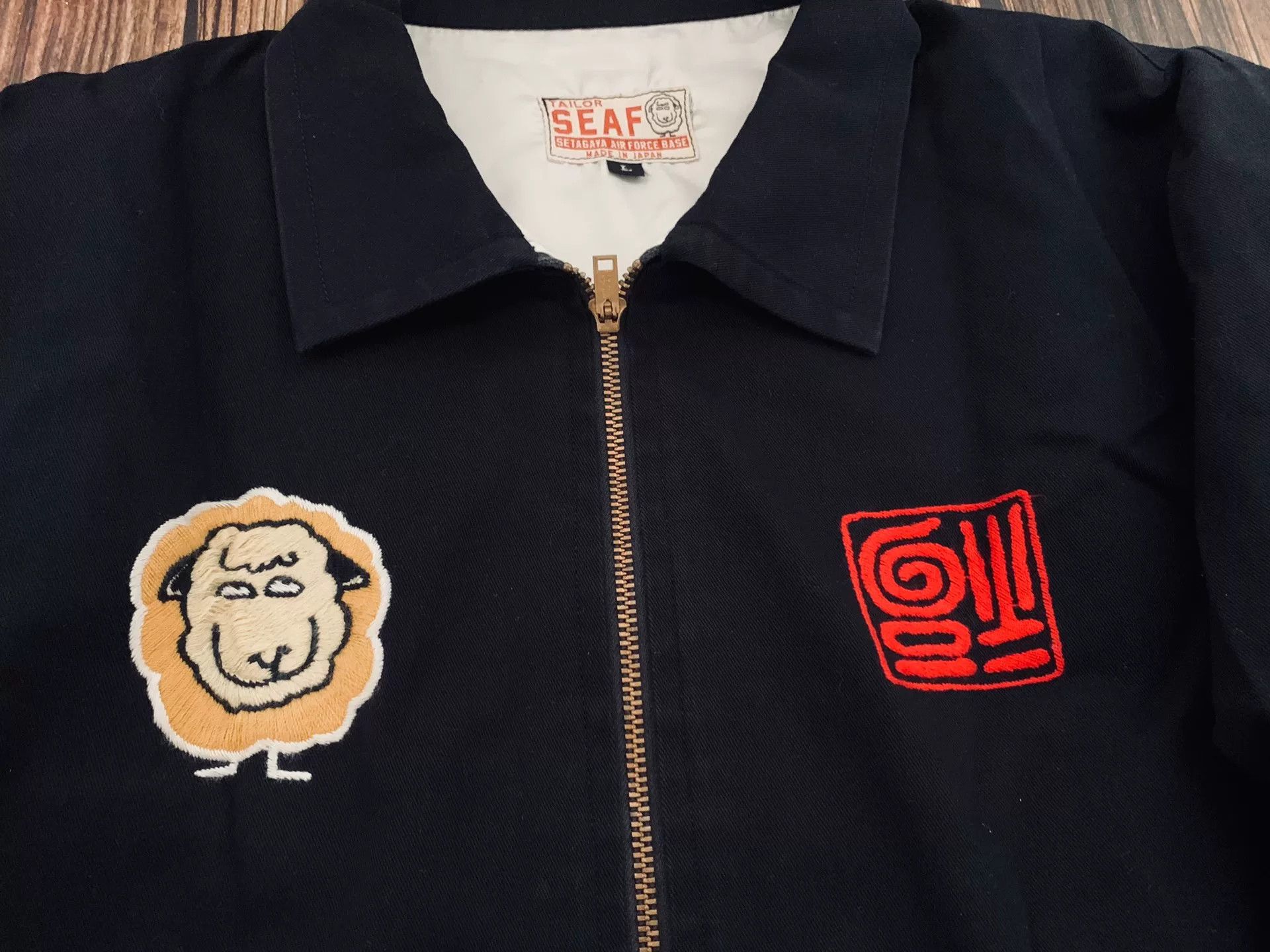TOYS McCOY embroidered black jacket with unique designs Size US L / EU 52-54 / 3 - 3 Thumbnail